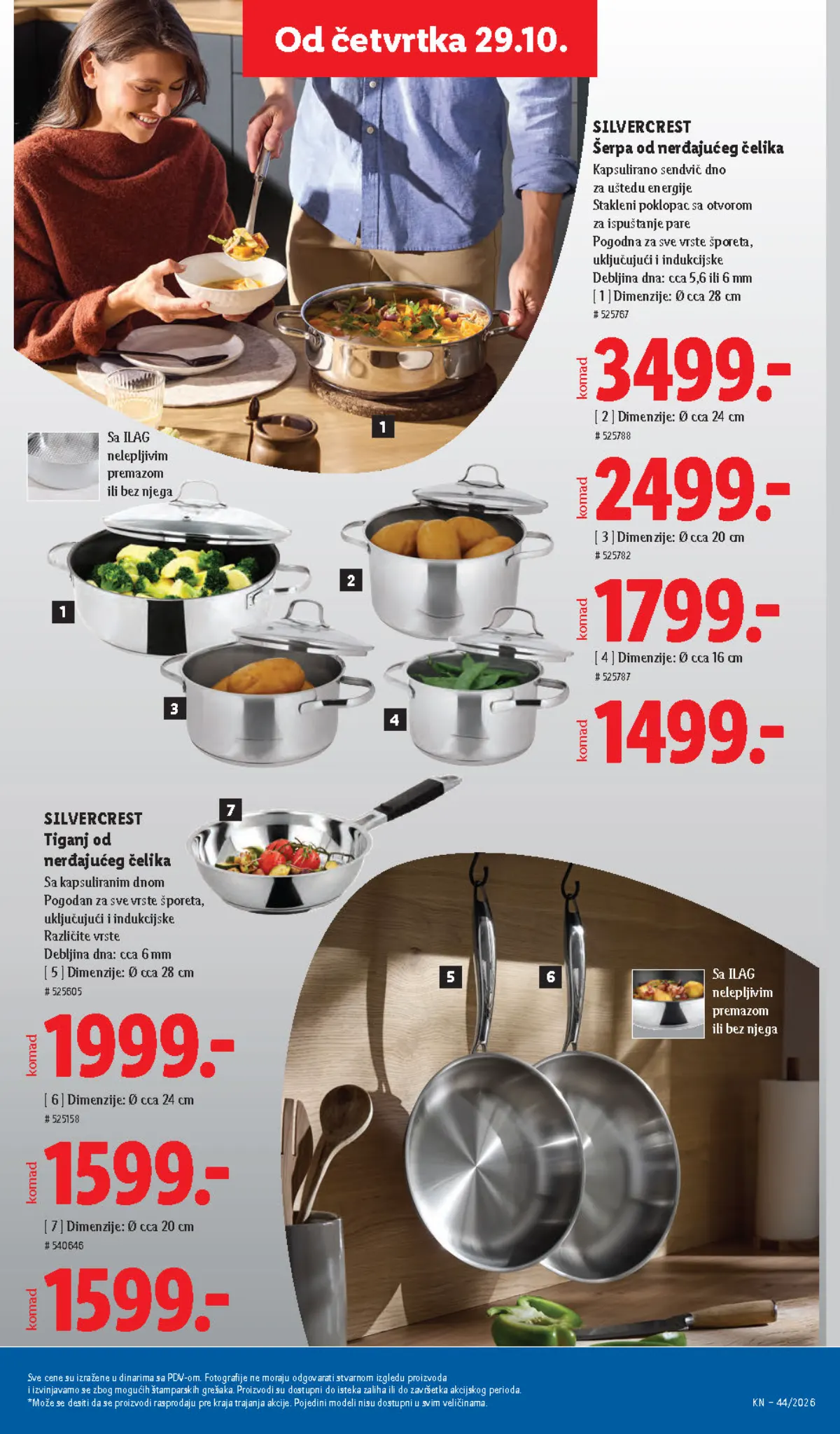 Lidl katalog – strana 89: SILVERCREST šerpe od nerđajućeg čelika