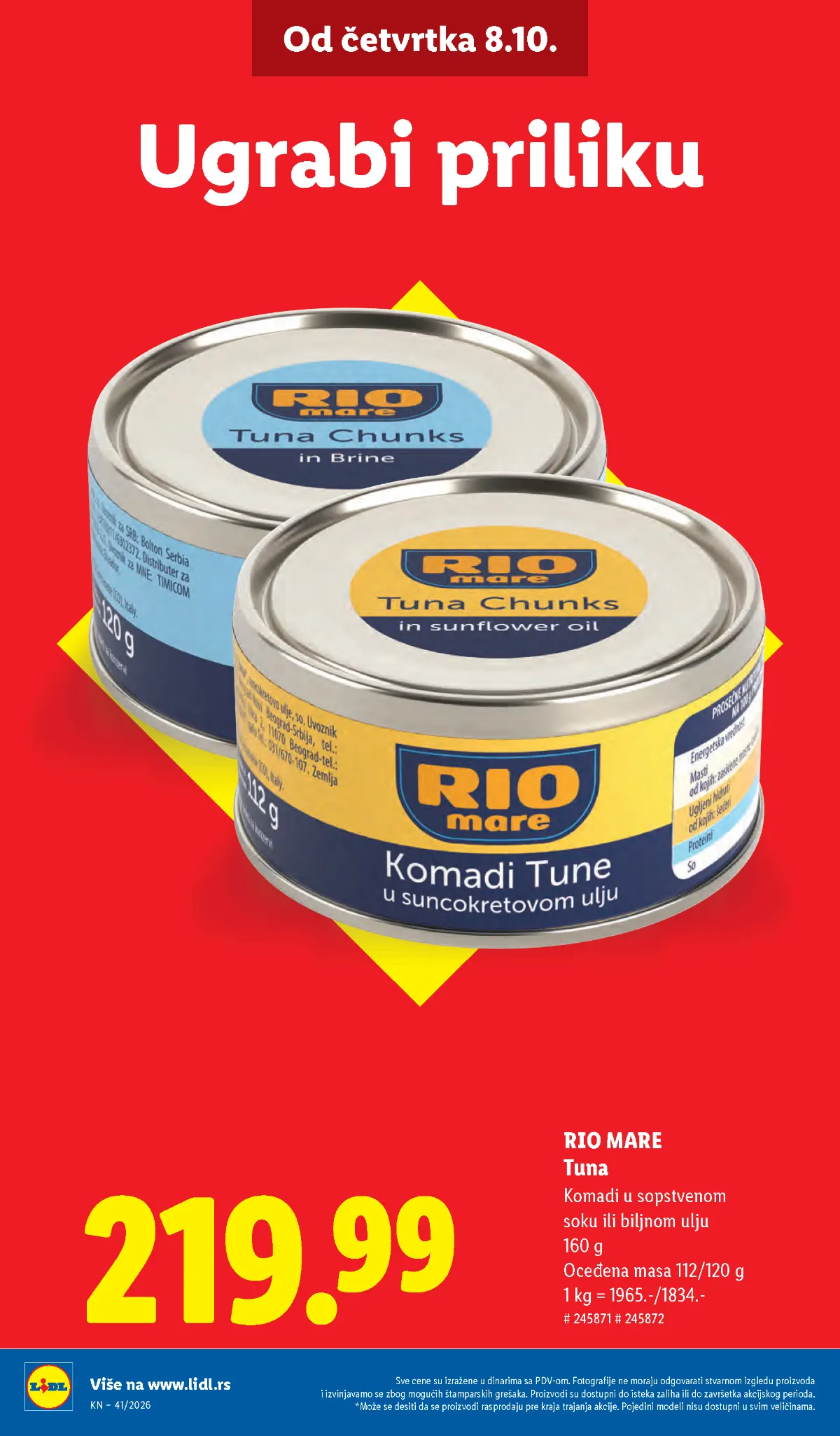LIDL katalog 08–14.10.2026. – strana 8