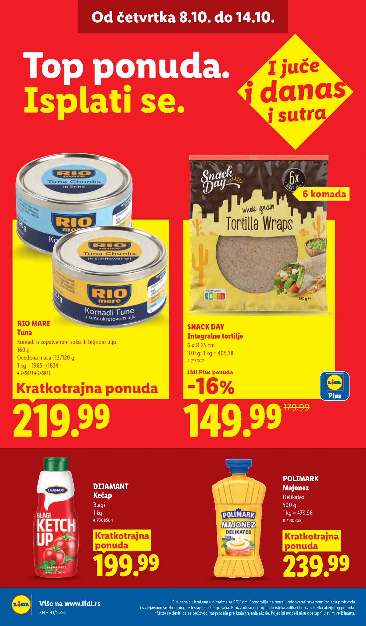 LIDL katalog 08–14.10.2026. – strana 32