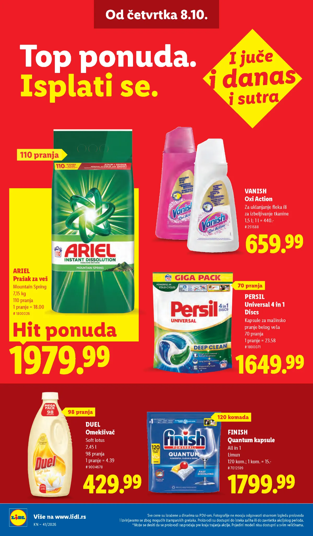 LIDL katalog 08–14.10.2026. – strana 38