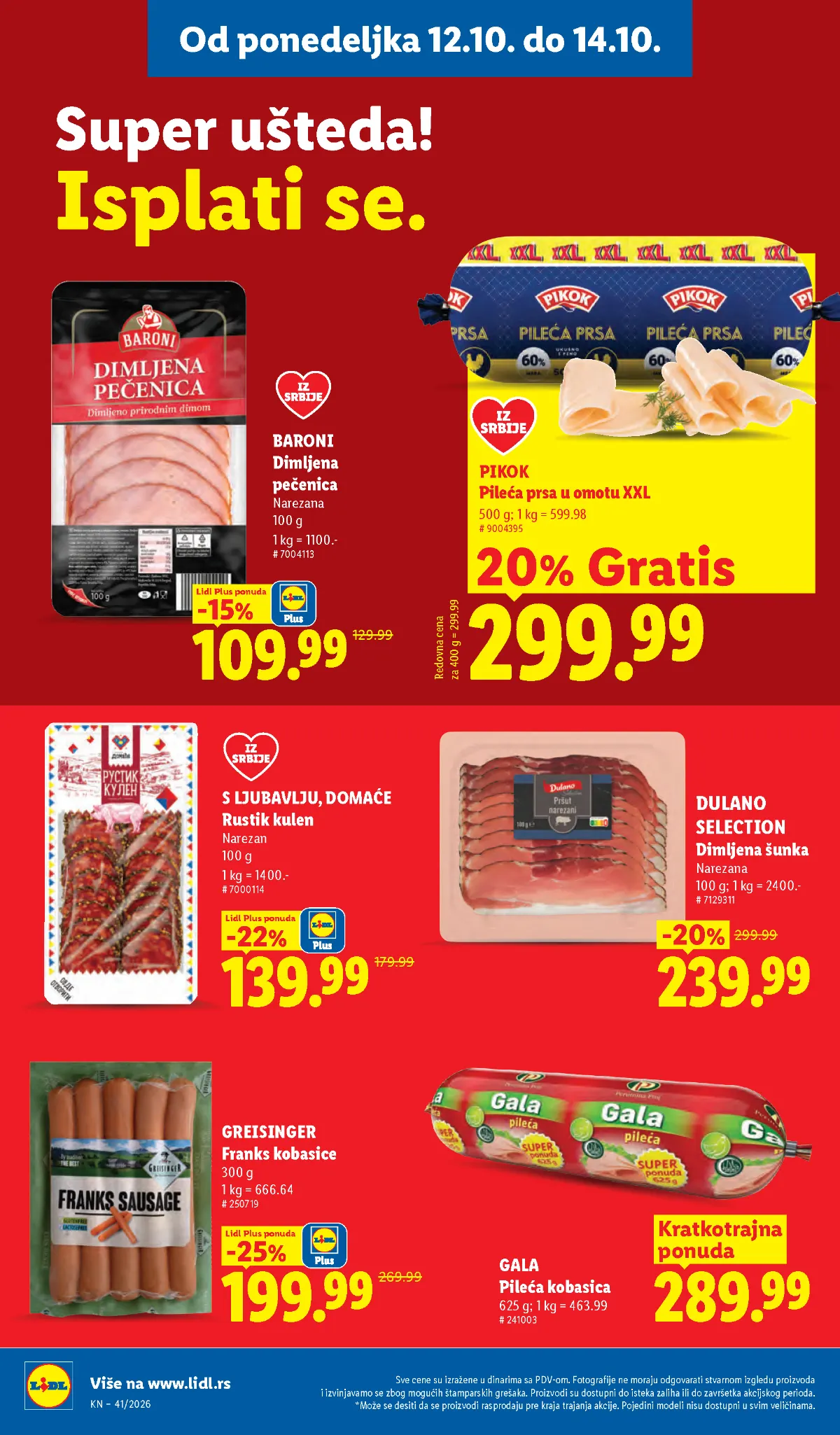 LIDL katalog 08–14.10.2026. – strana 100