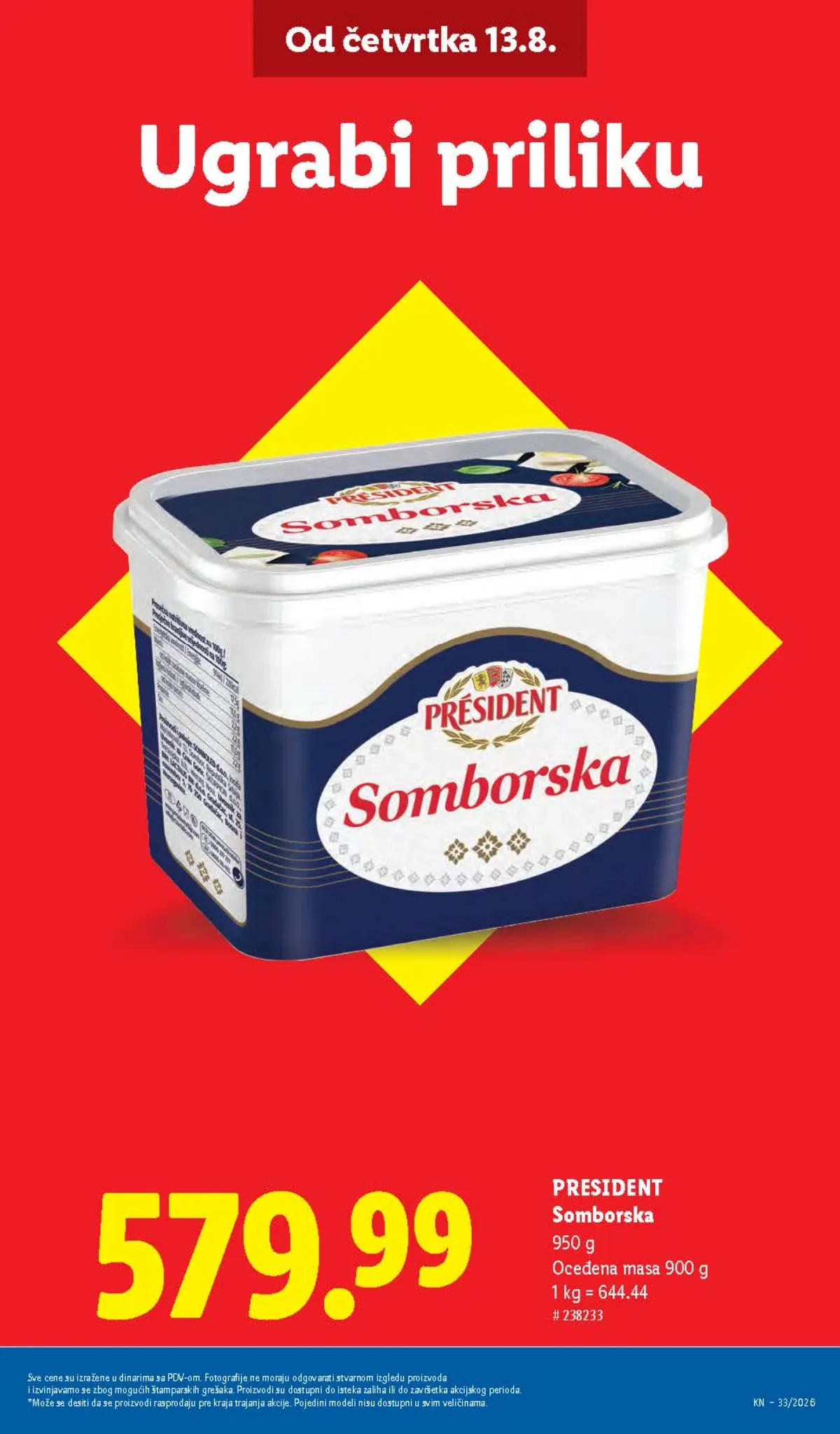 Lidl katalog – President Somborska u akcijskoj ponudi
