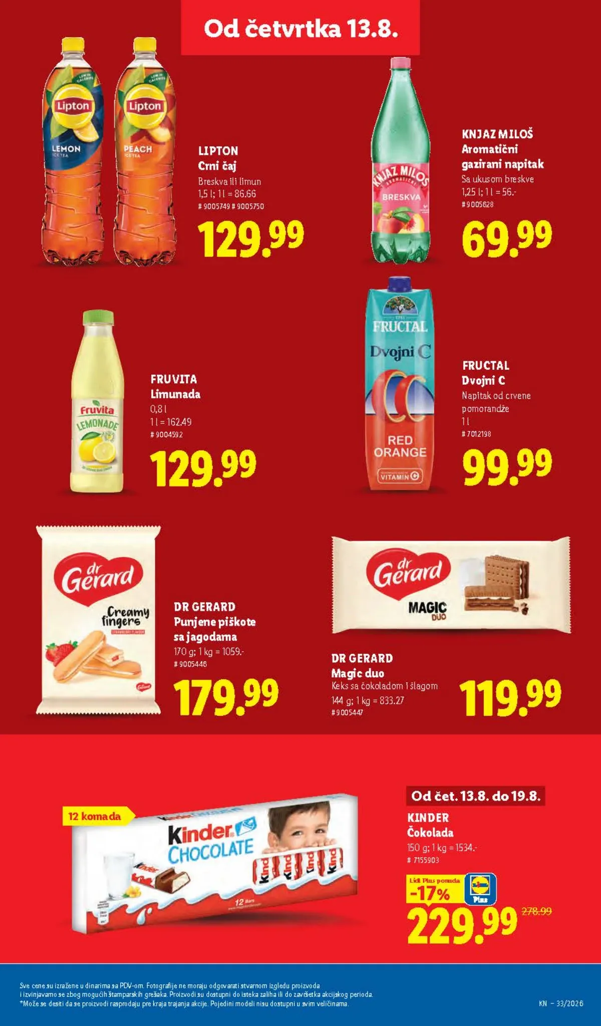 Lidl katalog do 19.08.2026. – akcijska ponuda, strana 33