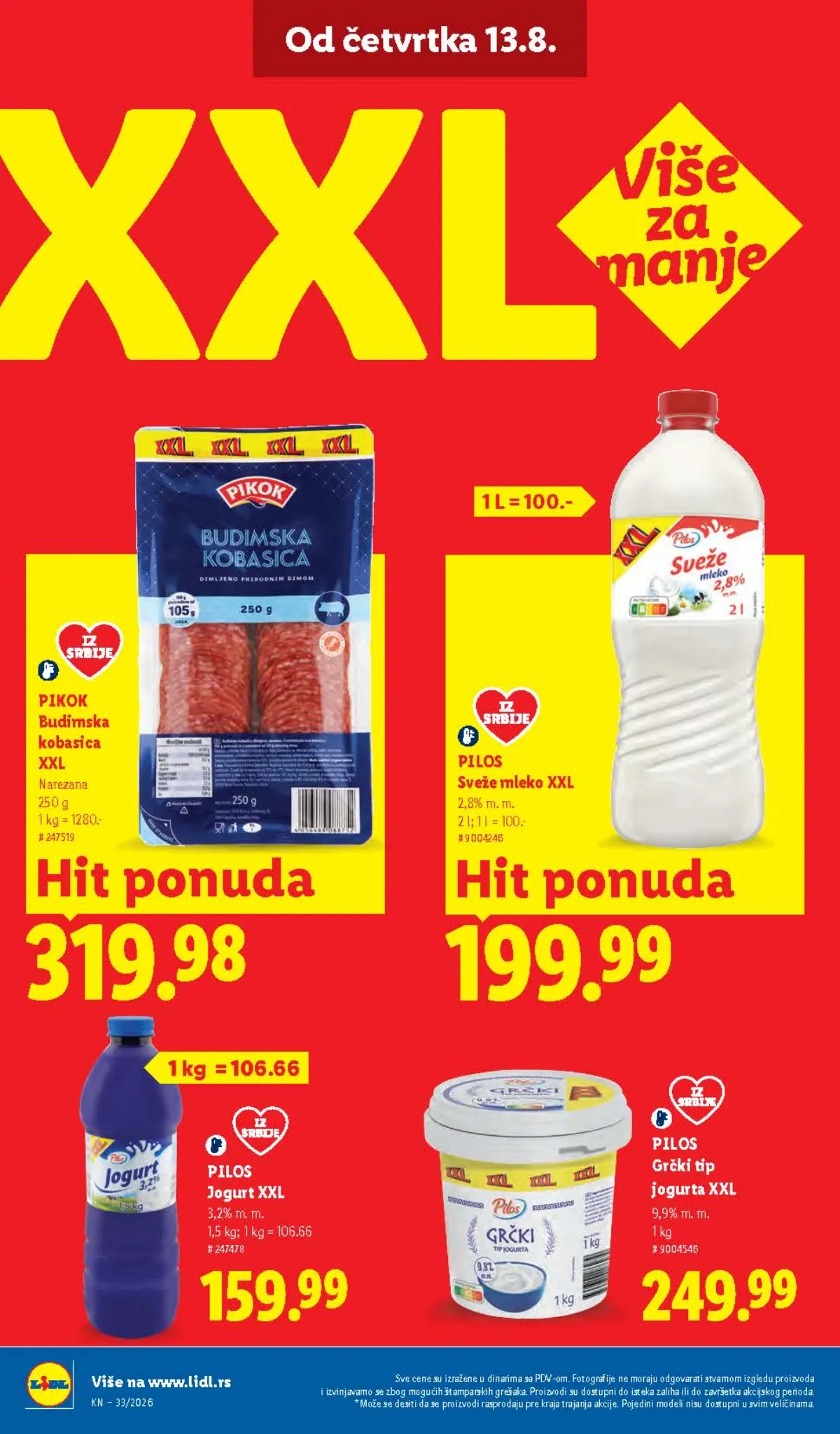 Lidl katalog do 19.08.2026. – akcijska ponuda, strana 52