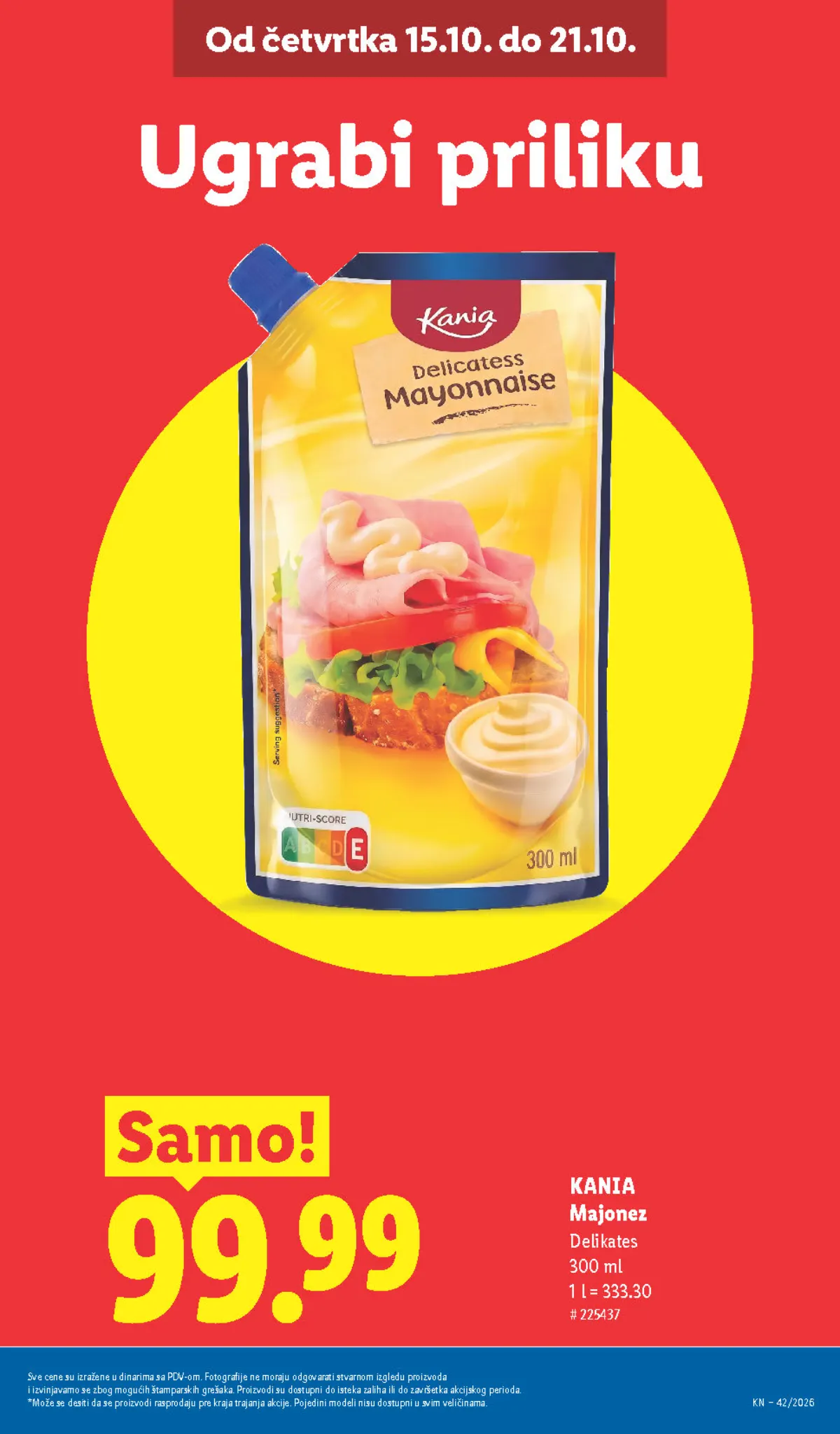 Lidl katalog – strana 9: Kania delikates majonez, 300 ml