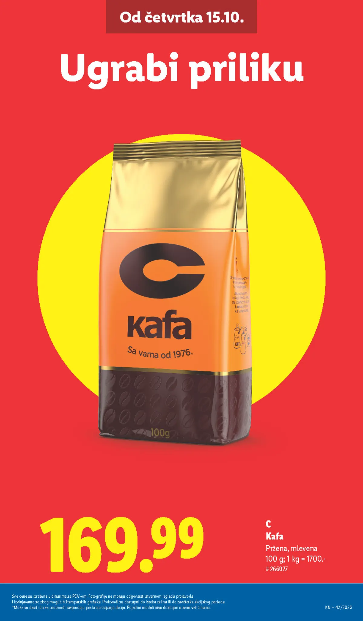 Lidl katalog – strana 11: C pržena mlevena kafa, 100 g