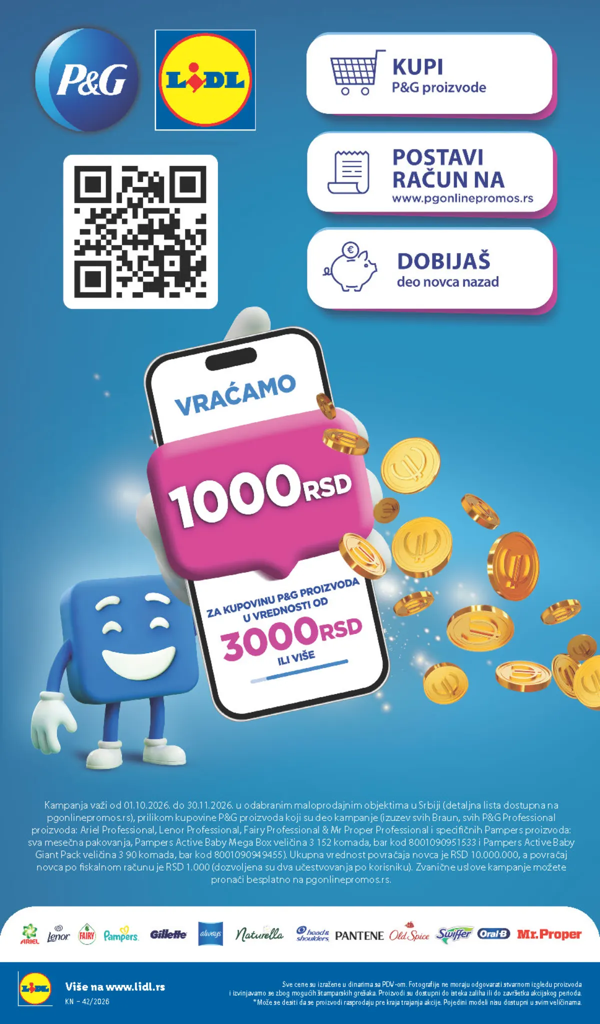 Lidl katalog – strana 70: P&G kampanja povraćaja novca