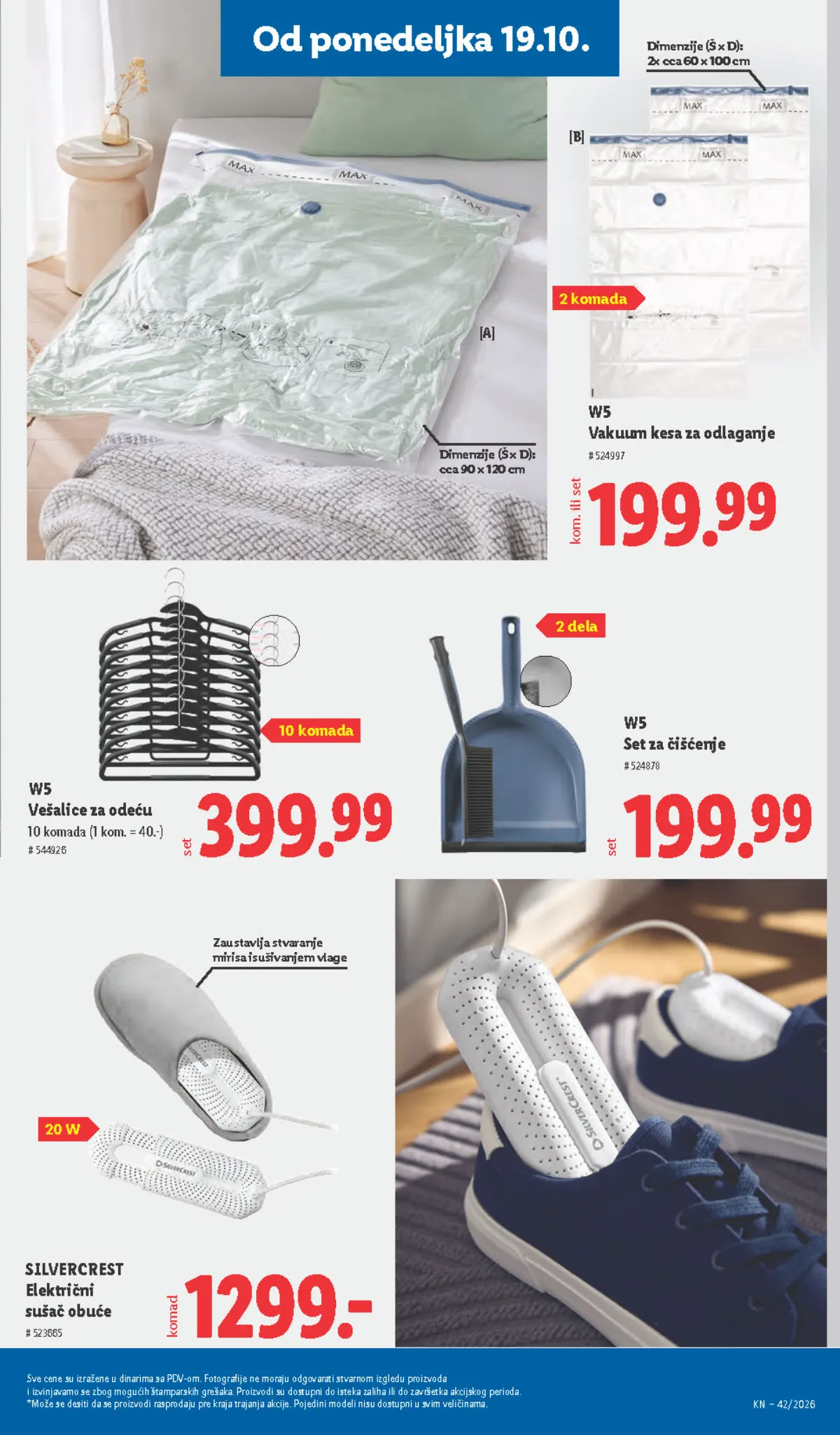Lidl katalog – strana 89: W5 vakuum kesa za odlaganje, odabrani modeli, Silvercrest električni sušač obuće, 20 W
