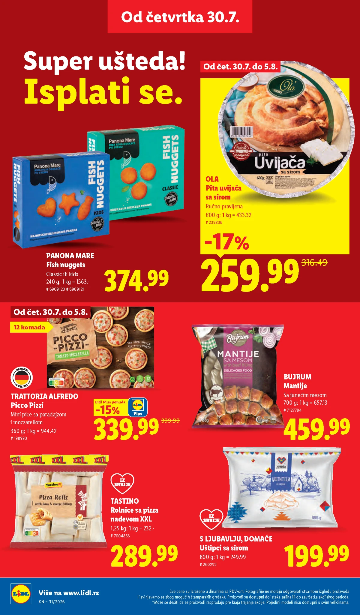 Lidl katalog do 05.08.2026. – akcijske ponude, strana 26