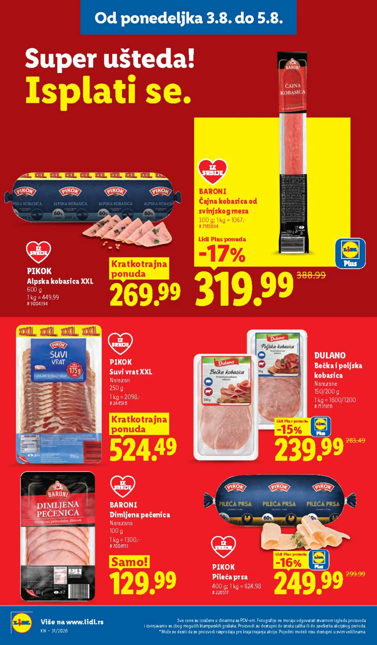 Lidl katalog do 05.08.2026. – akcijske ponude, strana 96