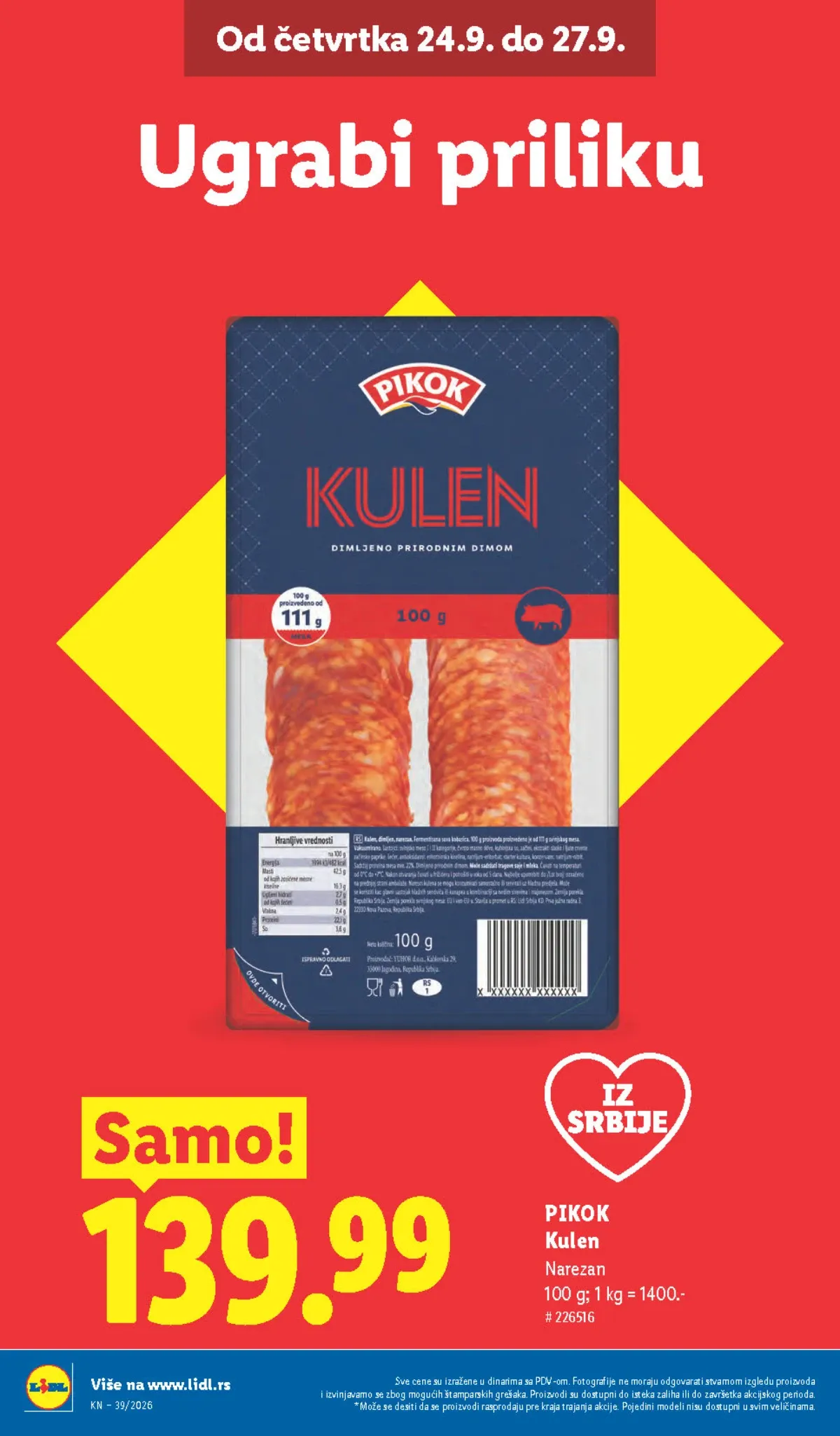 LIDL katalog do 30.09.2026. – strana 4 LIDL katalog od 24.09. do 30.09.2026. – strana 4