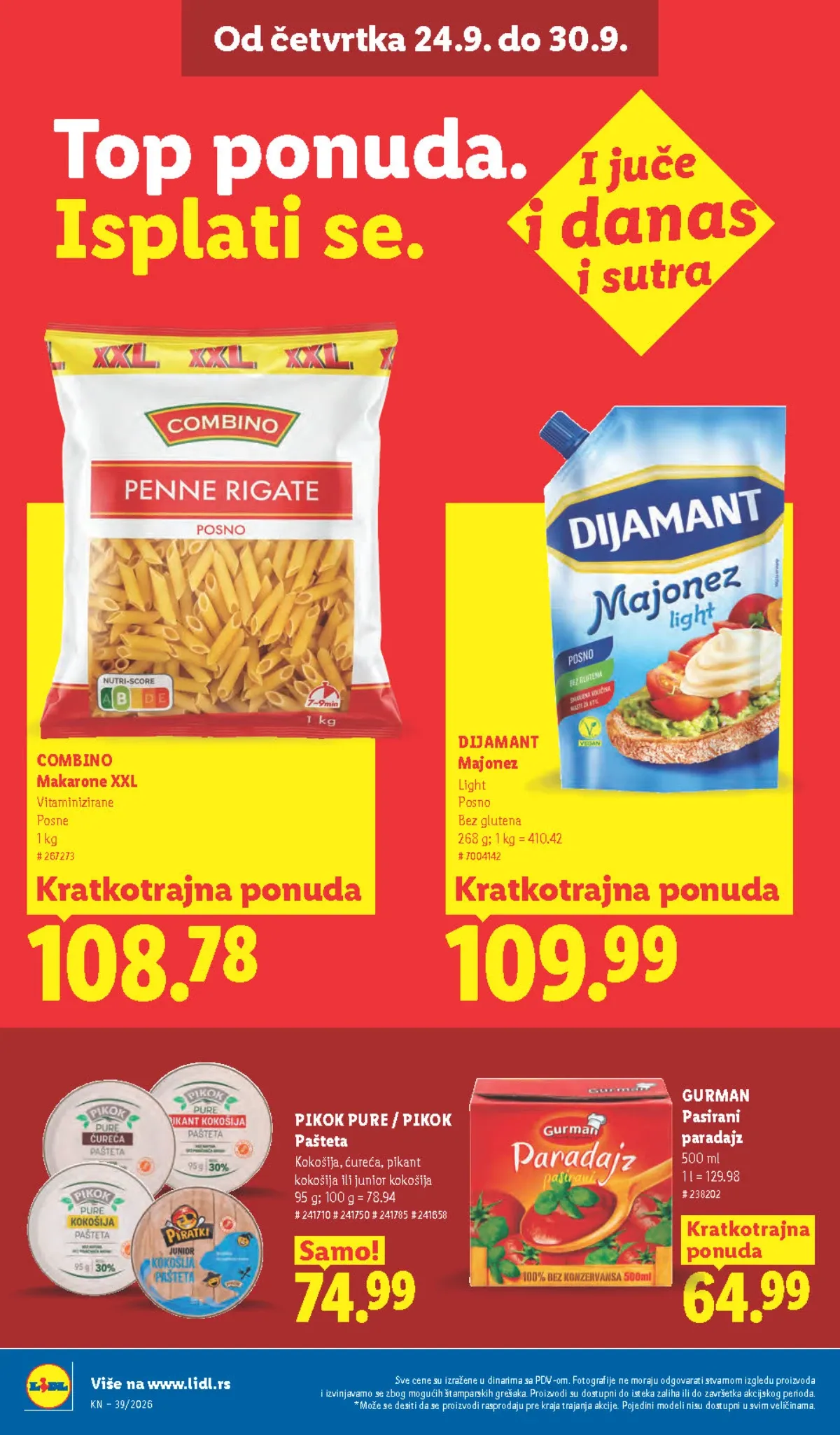 LIDL katalog do 30.09.2026. – strana 32 LIDL katalog od 24.09. do 30.09.2026. – strana 32