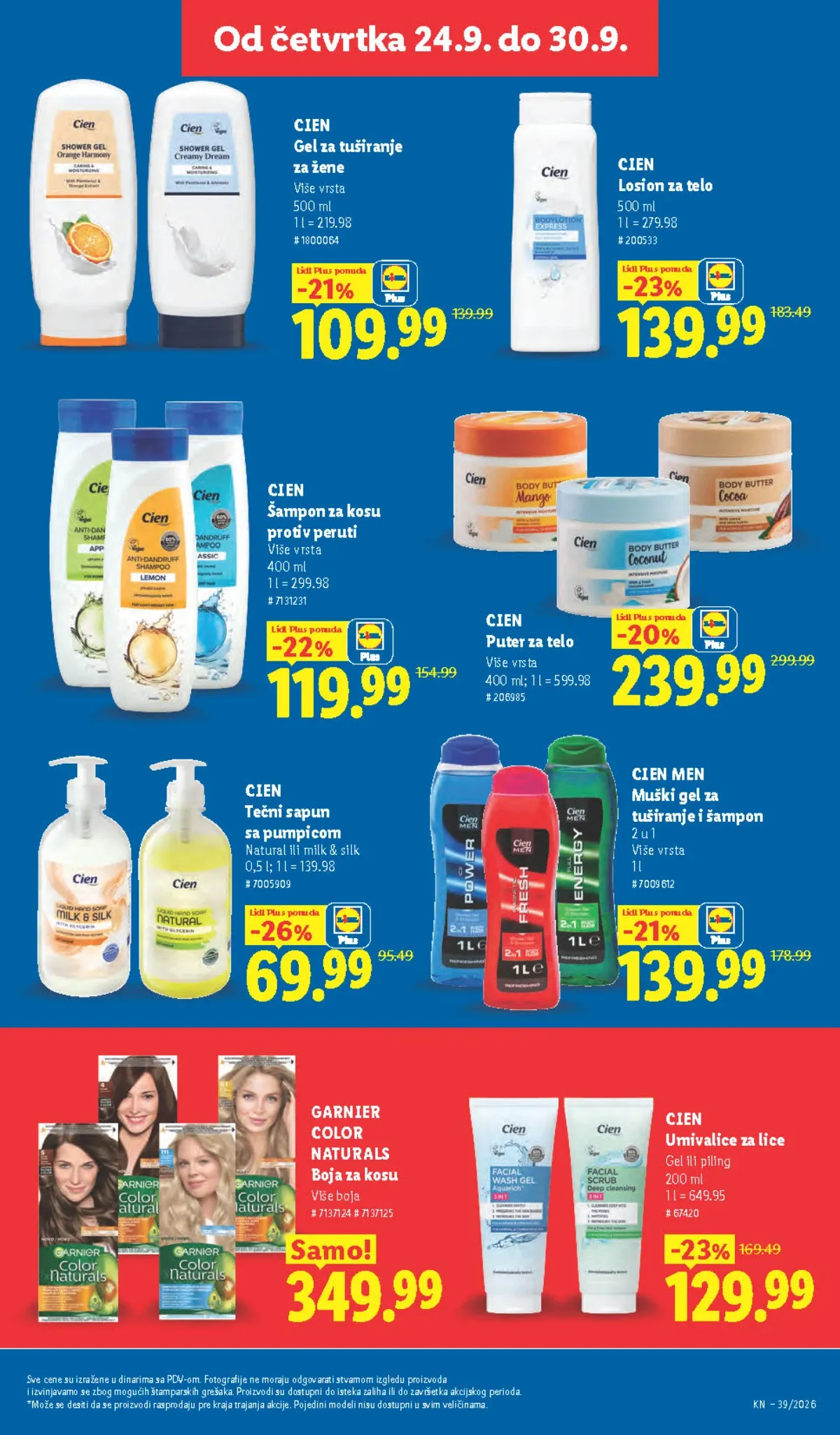 LIDL katalog do 30.09.2026. – strana 39 LIDL katalog od 24.09. do 30.09.2026. – strana 39