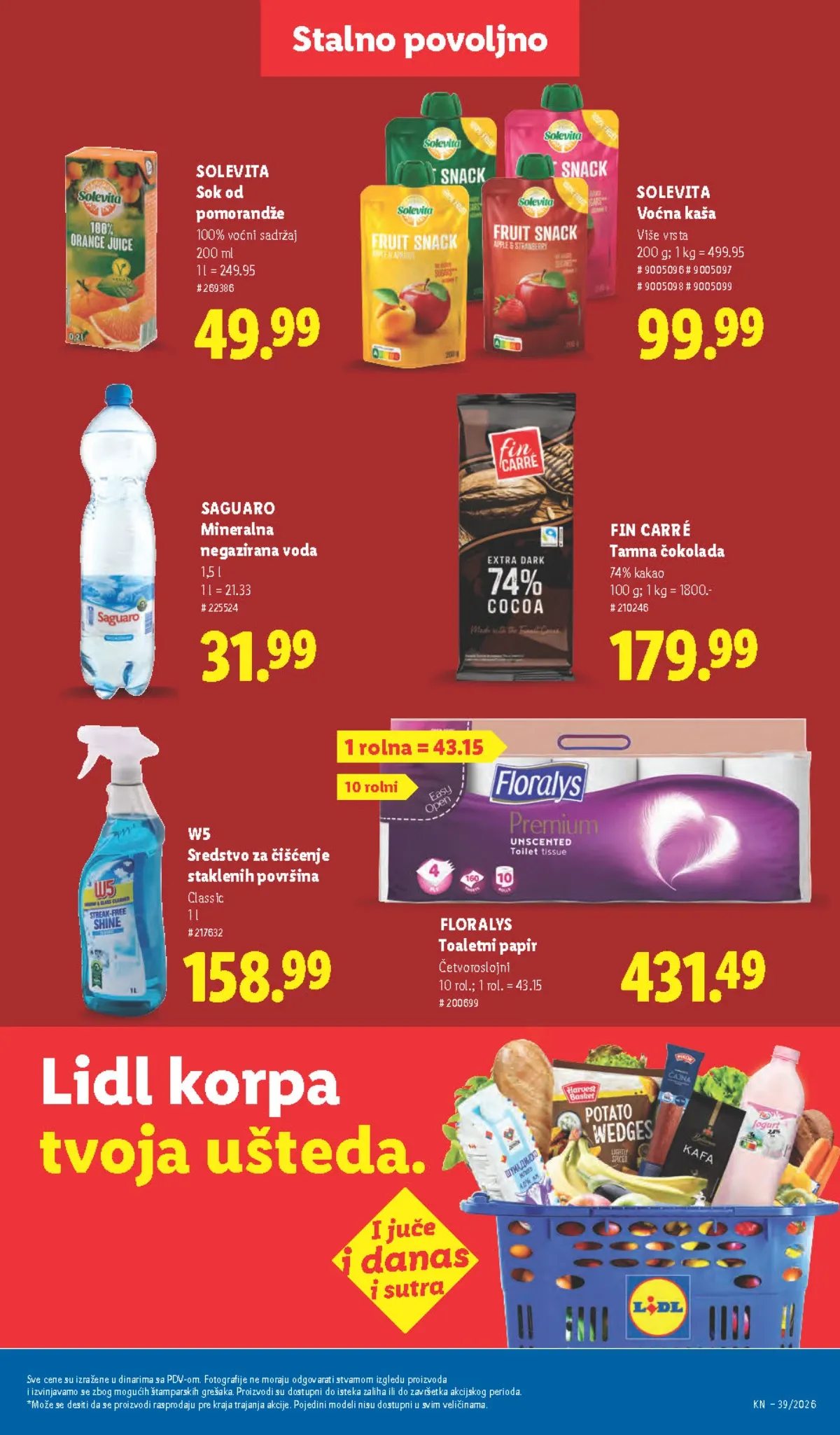 LIDL katalog do 30.09.2026. – strana 43 LIDL katalog od 24.09. do 30.09.2026. – strana 43