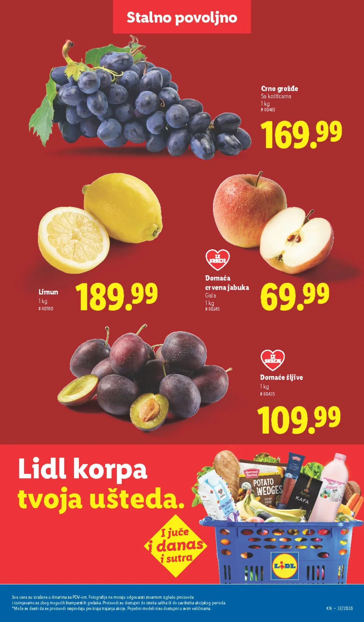 LIDL katalog do 23.09.2026. – strana 45