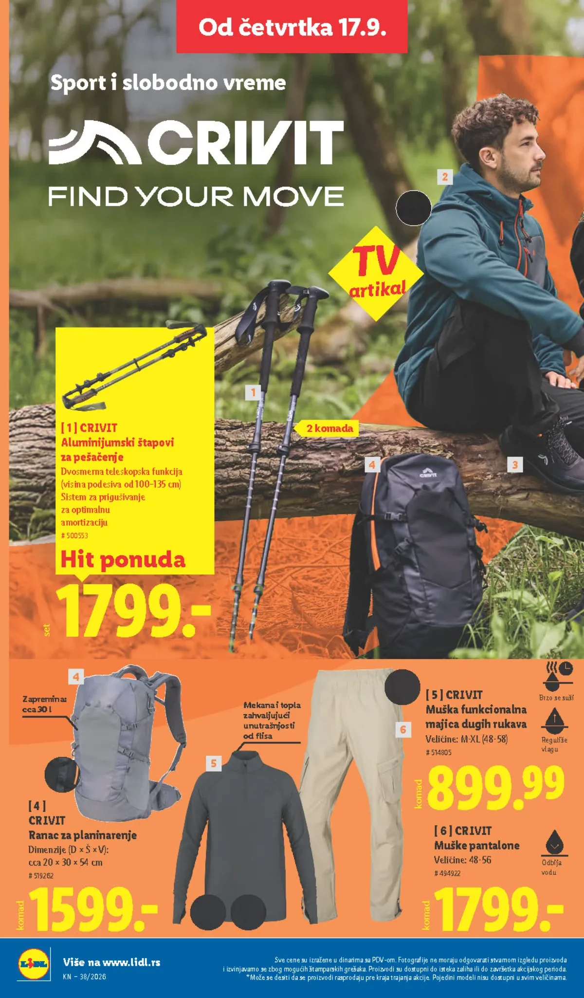 LIDL CRIVIT sport i slobodno vreme – strana 62