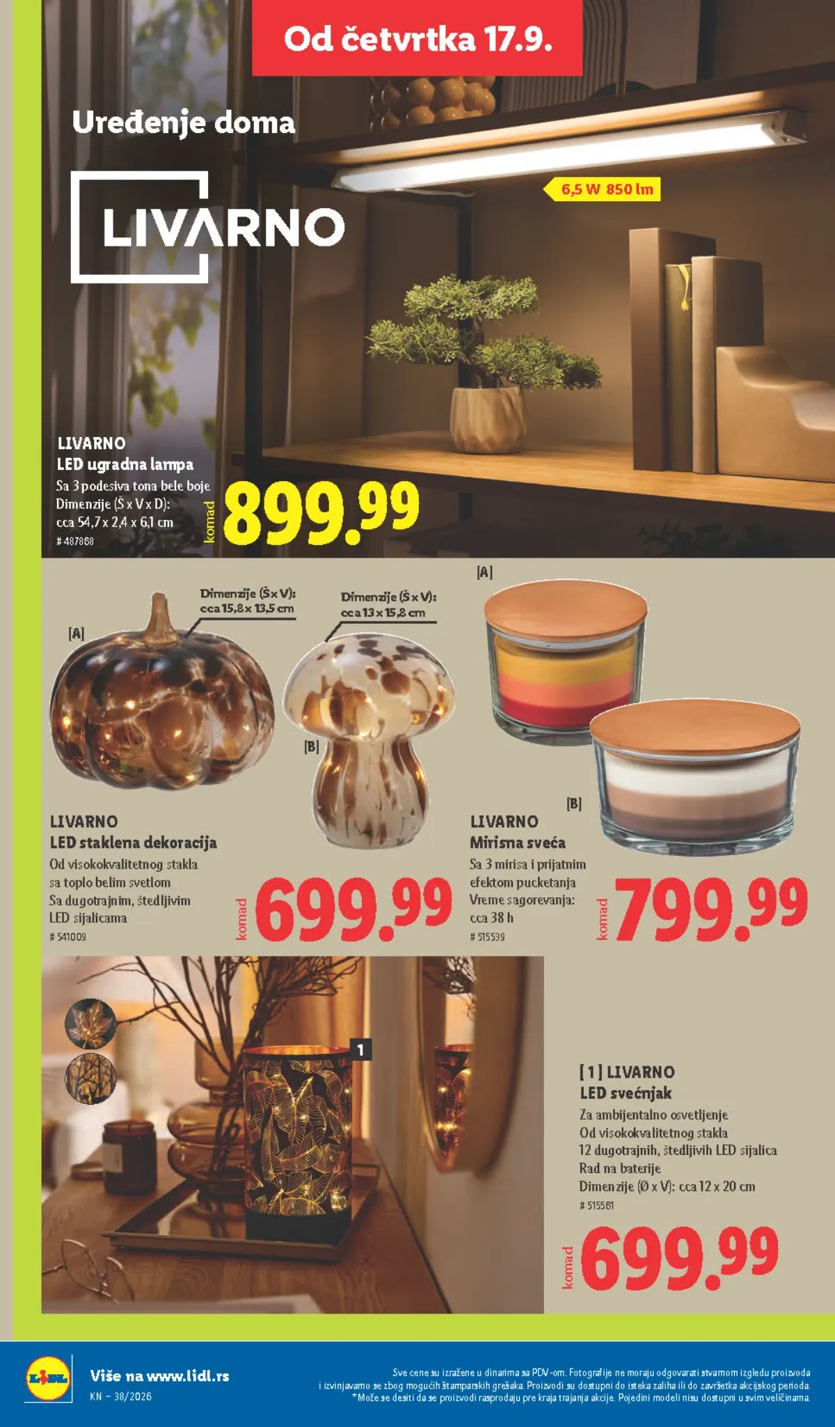 LIDL Livarno uređenje doma i rasveta – strana 68