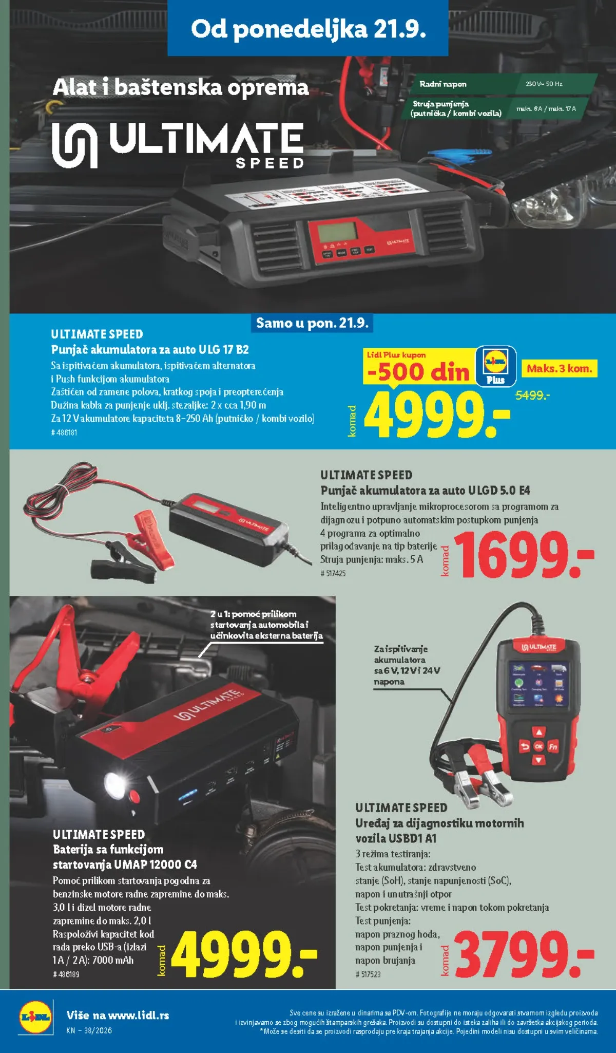 LIDL Ultimate Speed punjači akumulatora i auto dijagnostika – strana 76