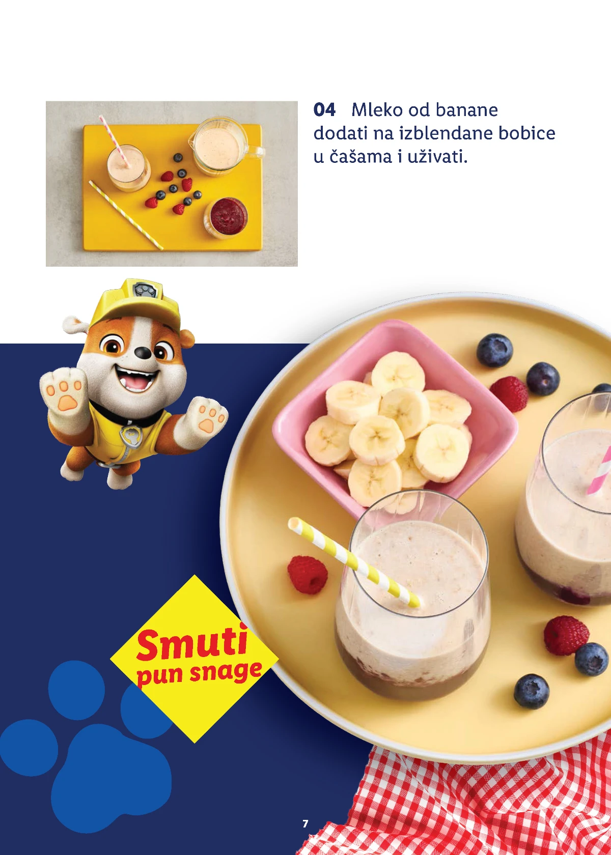 Gotov voćni smuti iz Lidl Malog kuvara Patrolne šape
