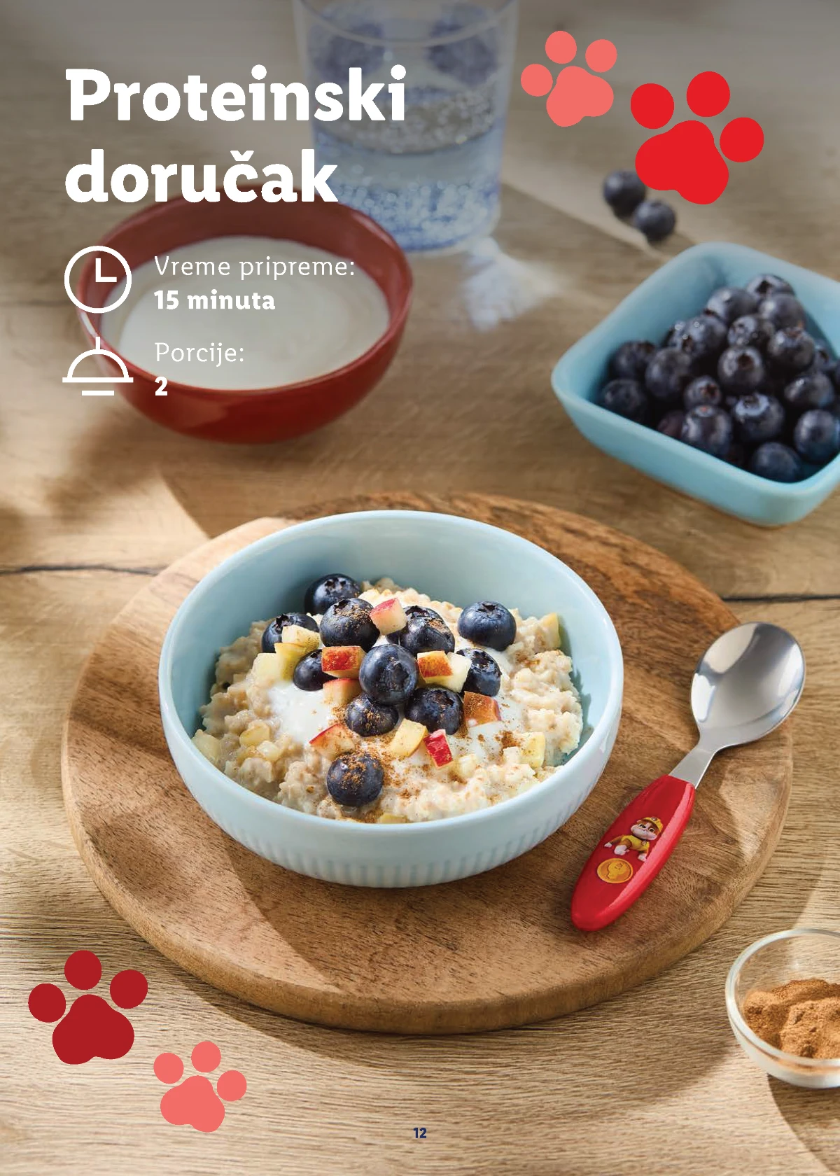 Recept za proteinski doručak sa ovsenim pahuljicama i voćem