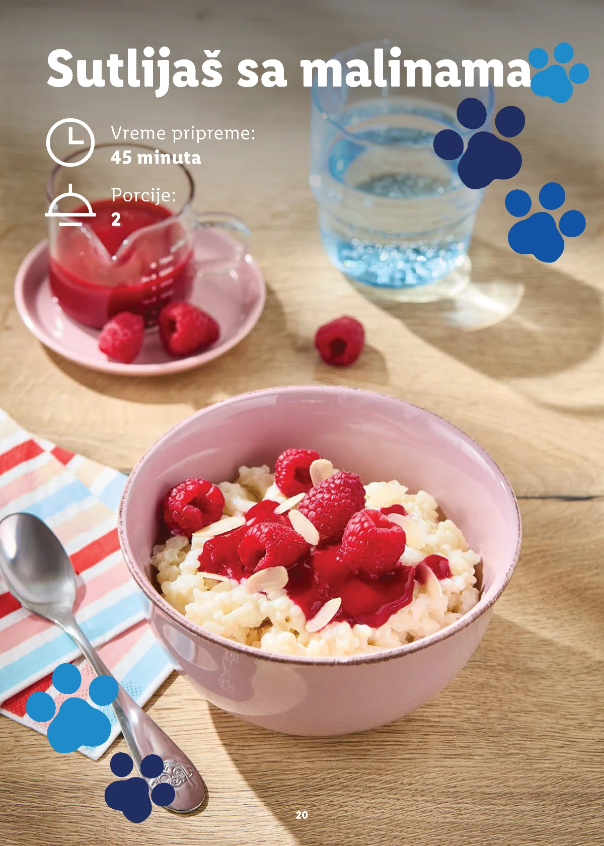 Recept za sutlijaš sa malinama iz Lidl Malog kuvara Patrolne šape