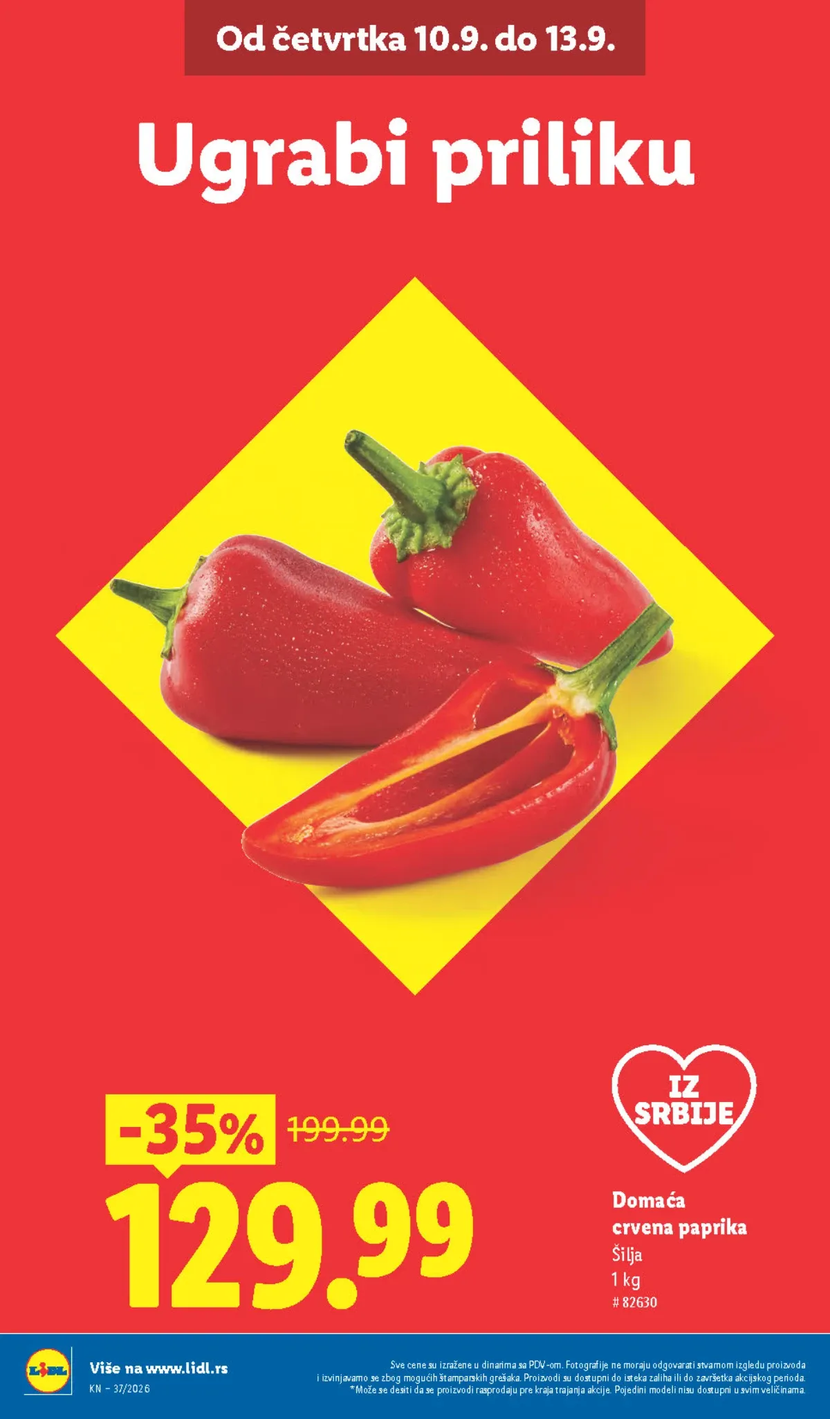 LIDL katalog od 10.09. do 16.09.2026. – strana 2 sa akcijskim cenama i ponudama