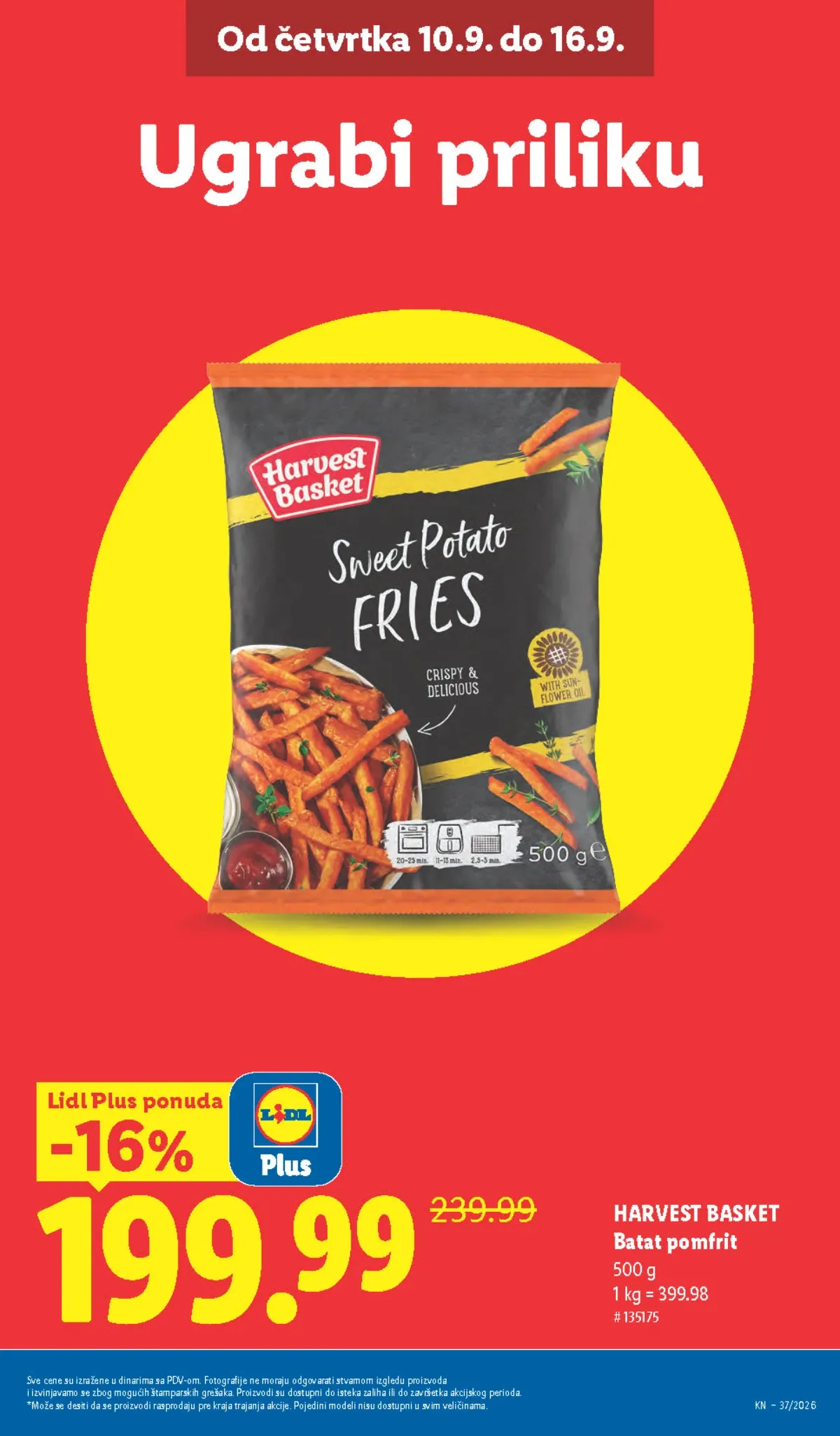 LIDL katalog od 10.09. do 16.09.2026. – strana 7 sa akcijskim cenama i ponudama