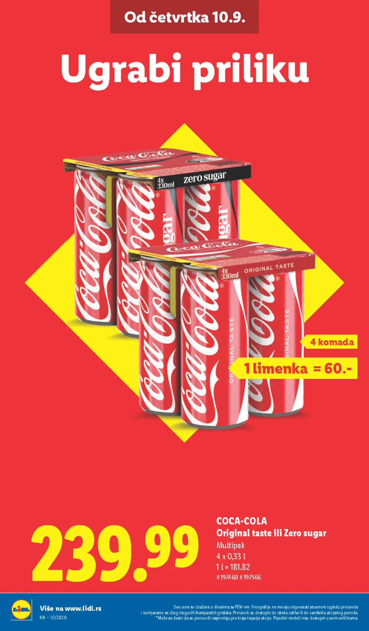 LIDL katalog od 10.09. do 16.09.2026. – strana 10 sa akcijskim cenama i ponudama