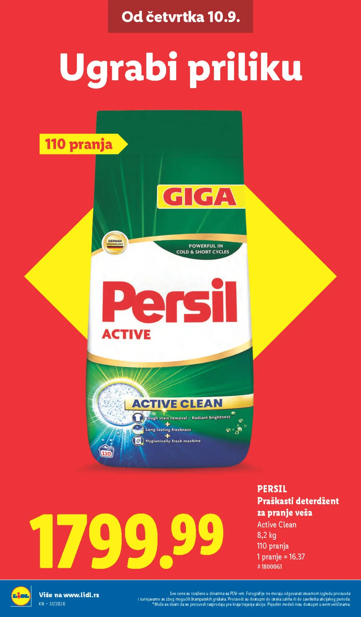 LIDL katalog od 10.09. do 16.09.2026. – strana 14 sa akcijskim cenama i ponudama