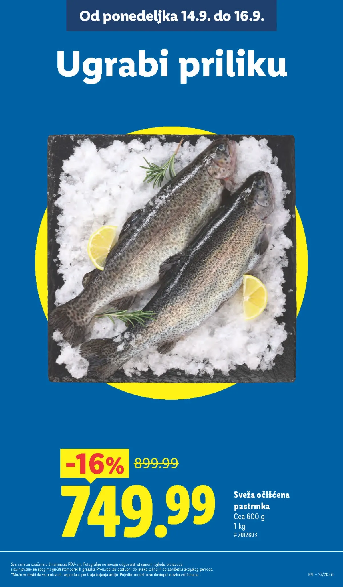 LIDL katalog od 10.09. do 16.09.2026. – strana 17 sa akcijskim cenama i ponudama