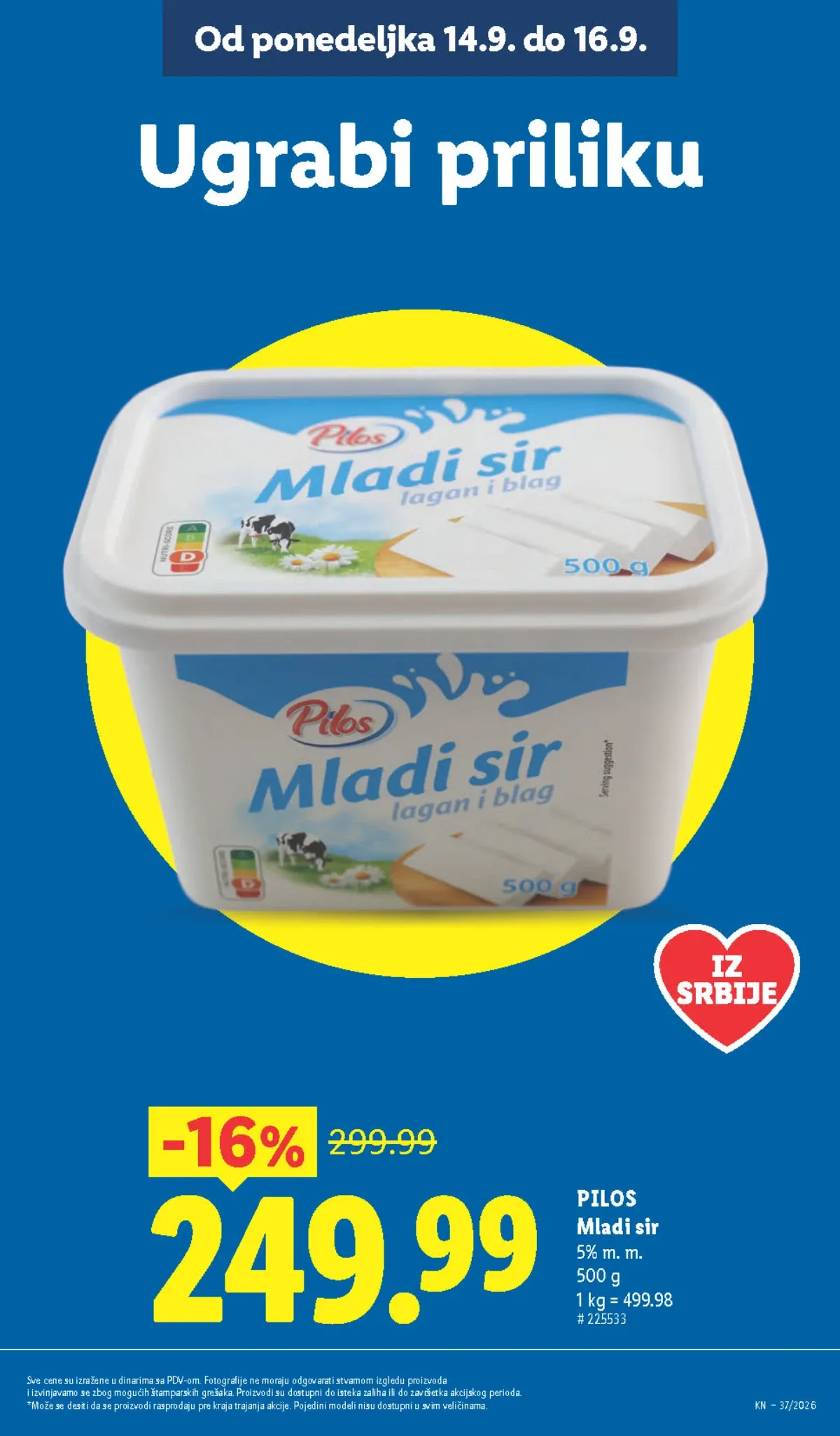 LIDL katalog od 10.09. do 16.09.2026. – strana 19 sa akcijskim cenama i ponudama