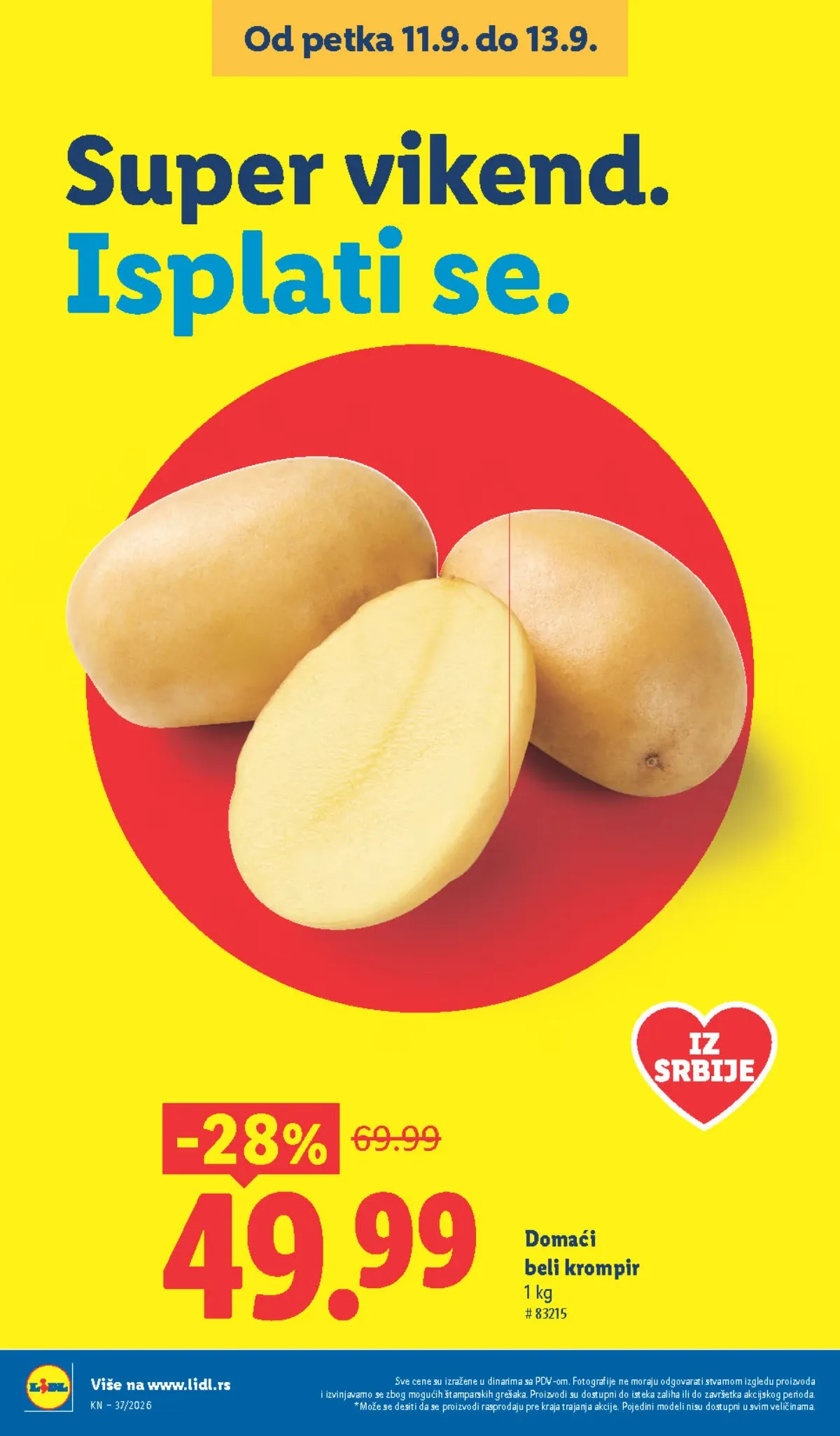 LIDL katalog od 10.09. do 16.09.2026. – strana 20 sa akcijskim cenama i ponudama