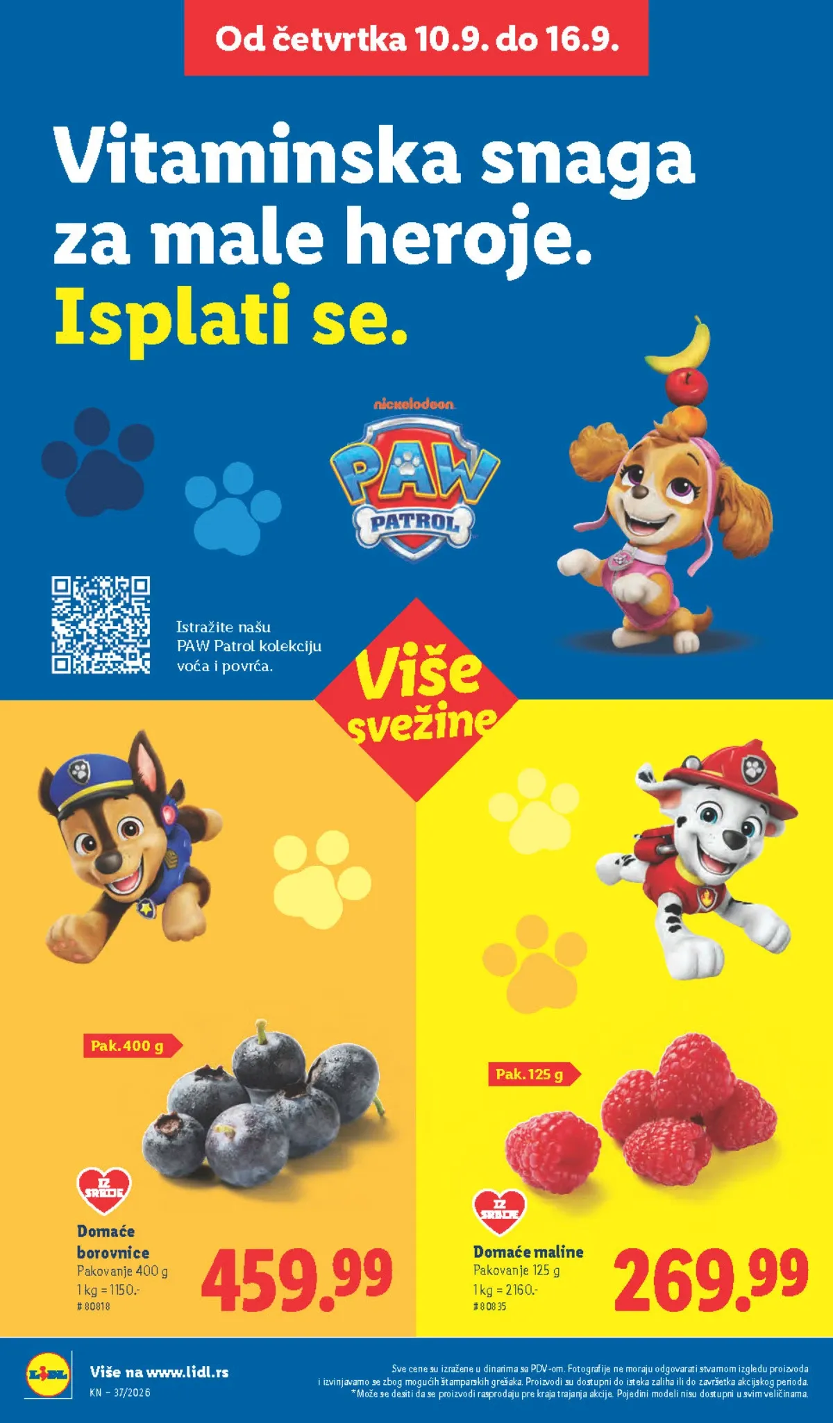 LIDL katalog od 10.09. do 16.09.2026. – strana 22 sa akcijskim cenama i ponudama