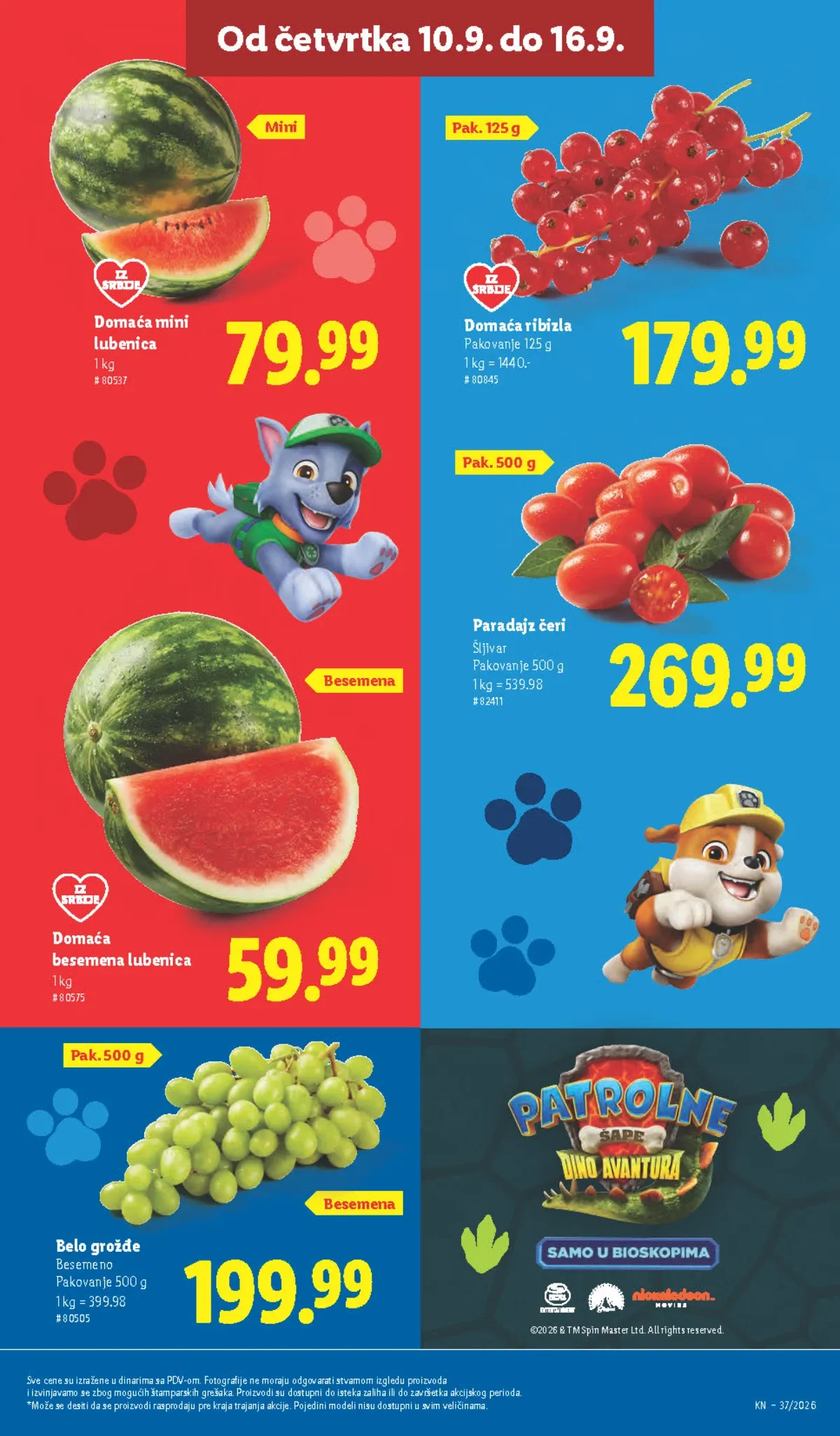 LIDL katalog od 10.09. do 16.09.2026. – strana 23 sa akcijskim cenama i ponudama