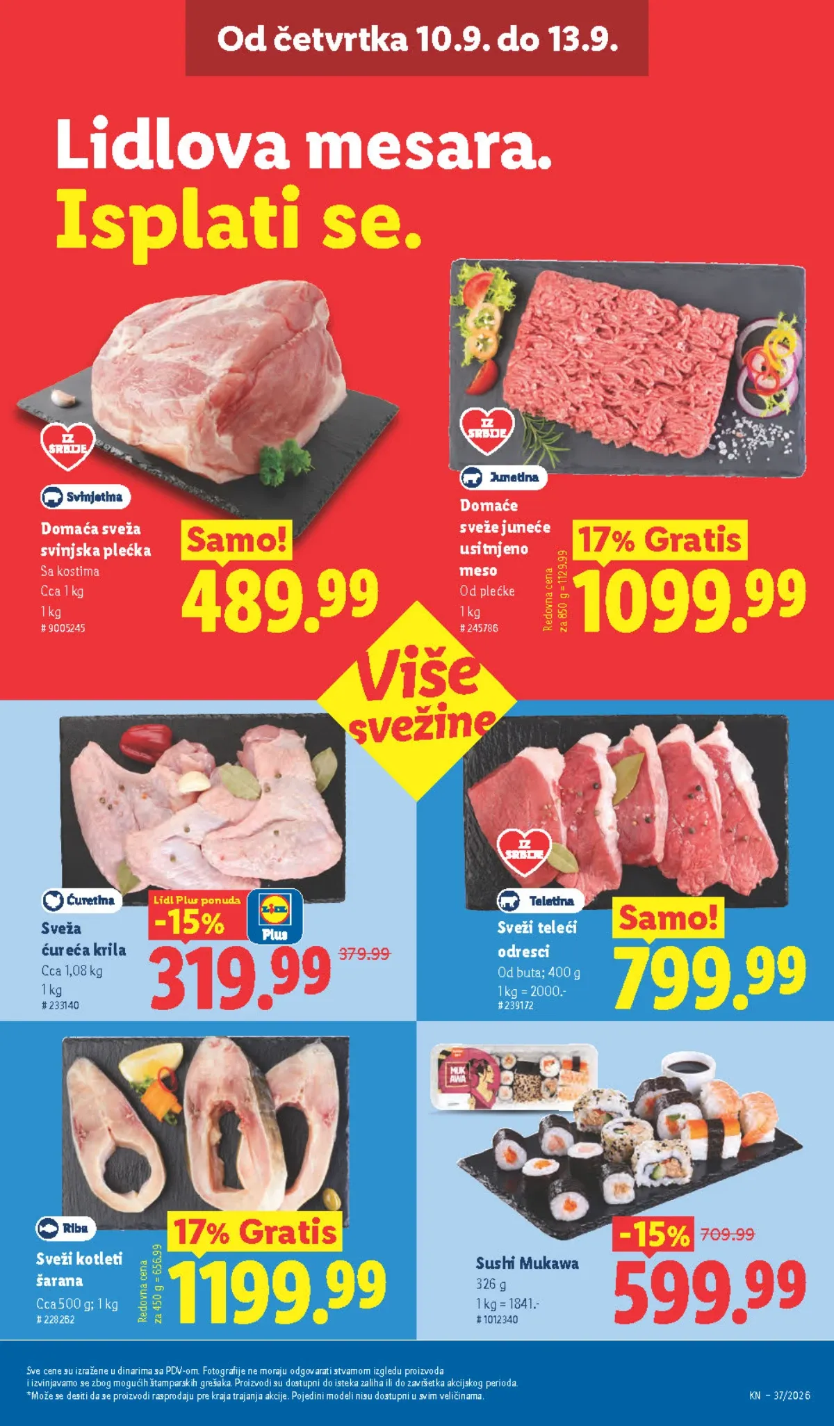 LIDL katalog od 10.09. do 16.09.2026. – strana 25 sa akcijskim cenama i ponudama