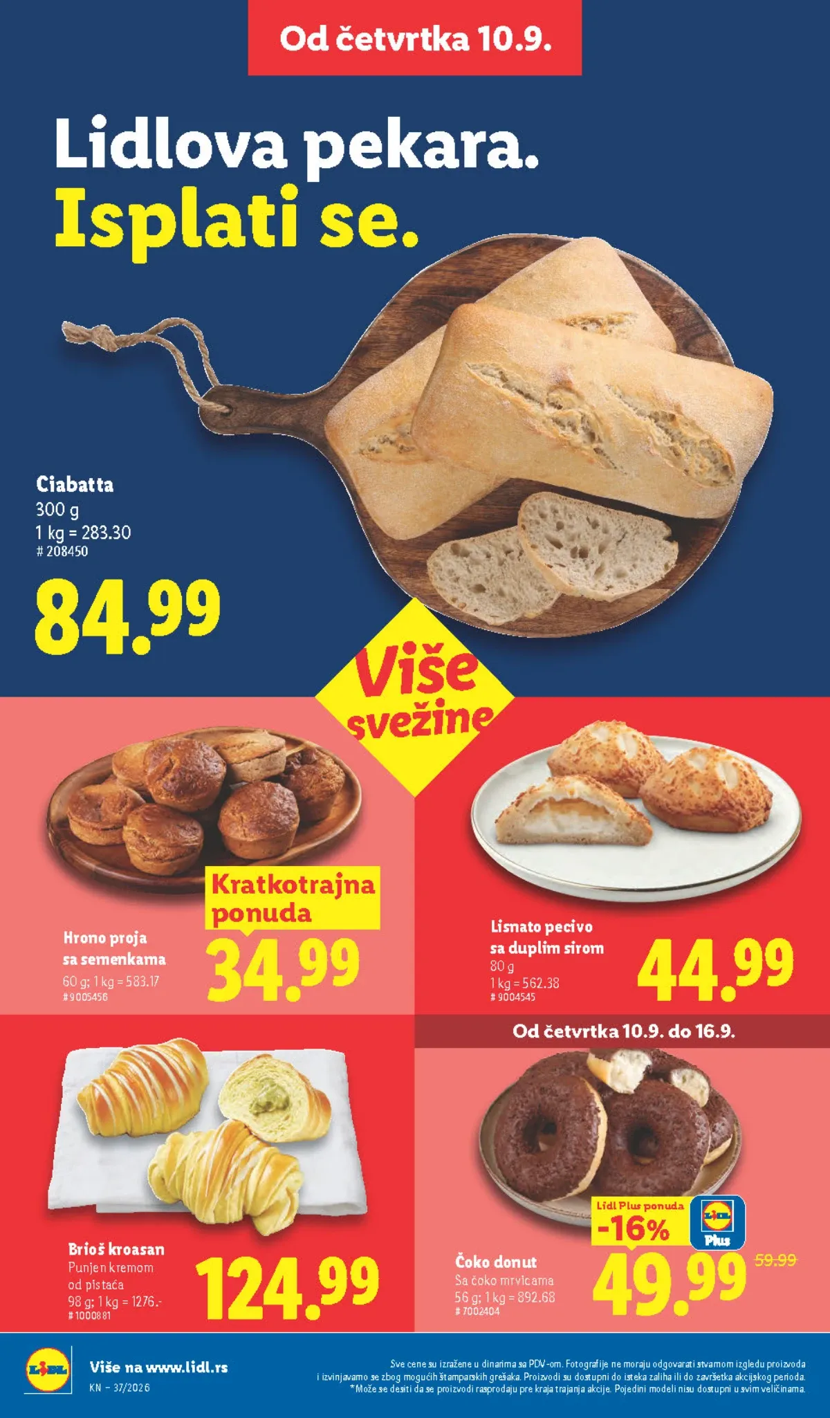 LIDL katalog od 10.09. do 16.09.2026. – strana 26 sa akcijskim cenama i ponudama
