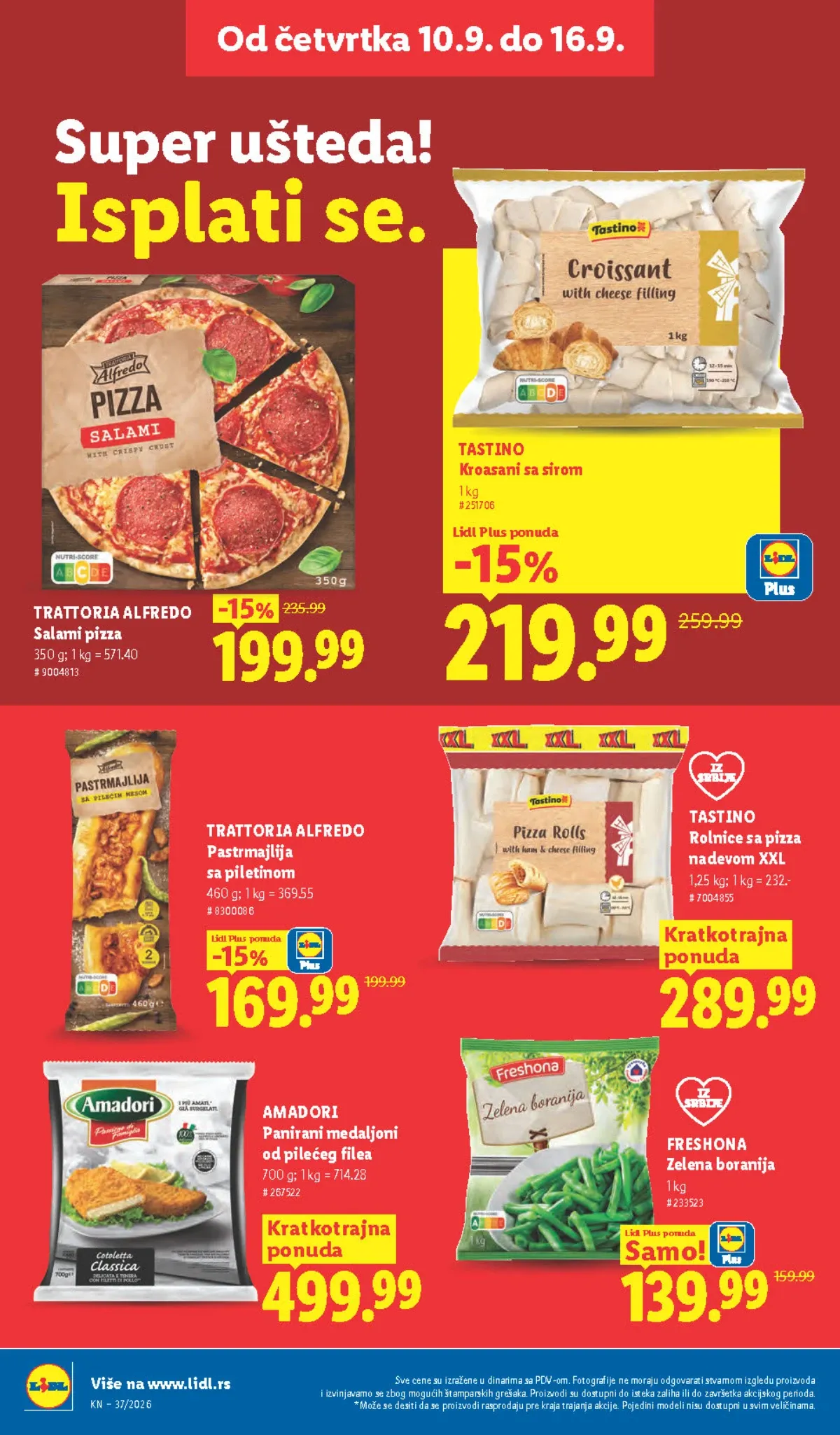 LIDL katalog od 10.09. do 16.09.2026. – strana 30 sa akcijskim cenama i ponudama