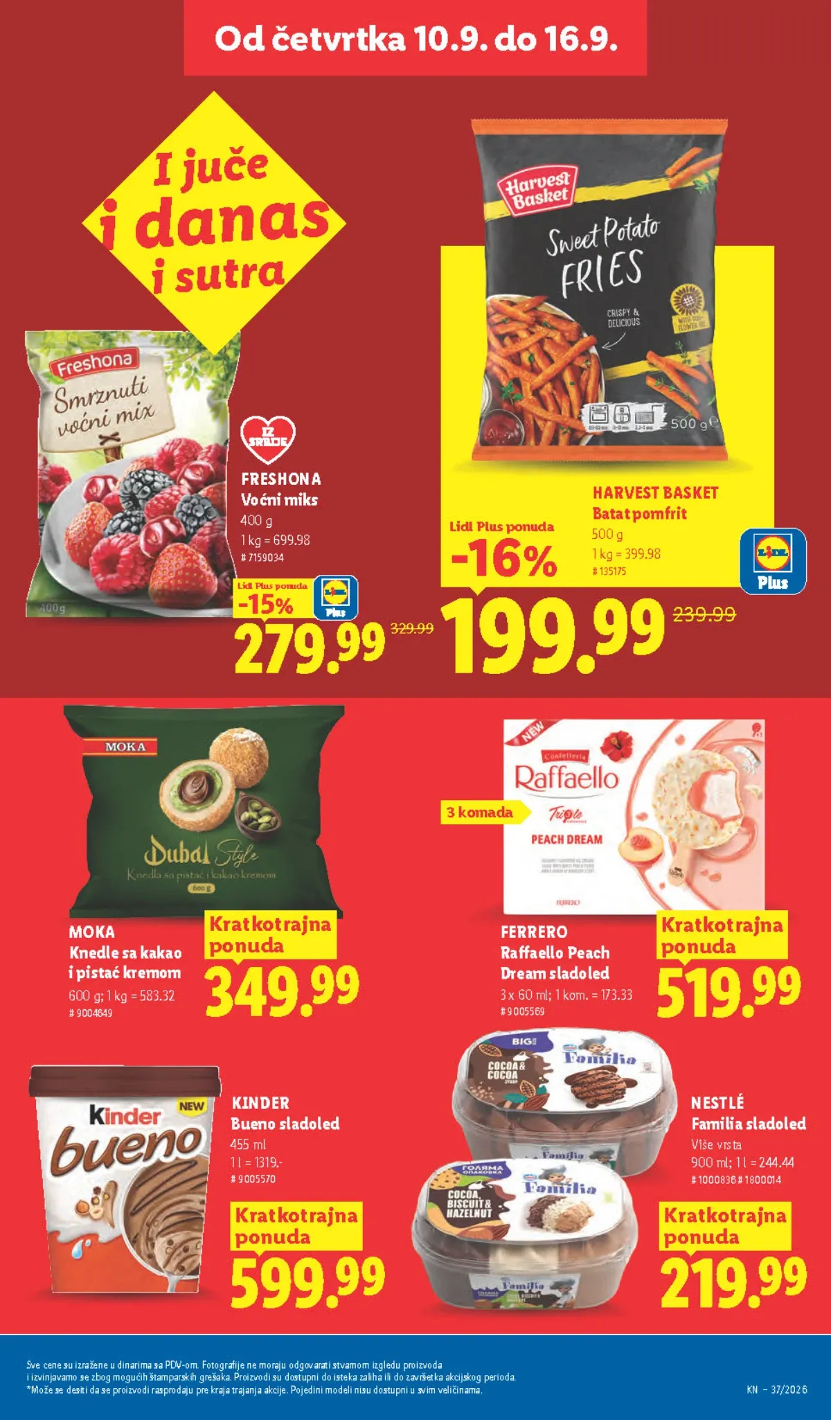 LIDL katalog od 10.09. do 16.09.2026. – strana 31 sa akcijskim cenama i ponudama