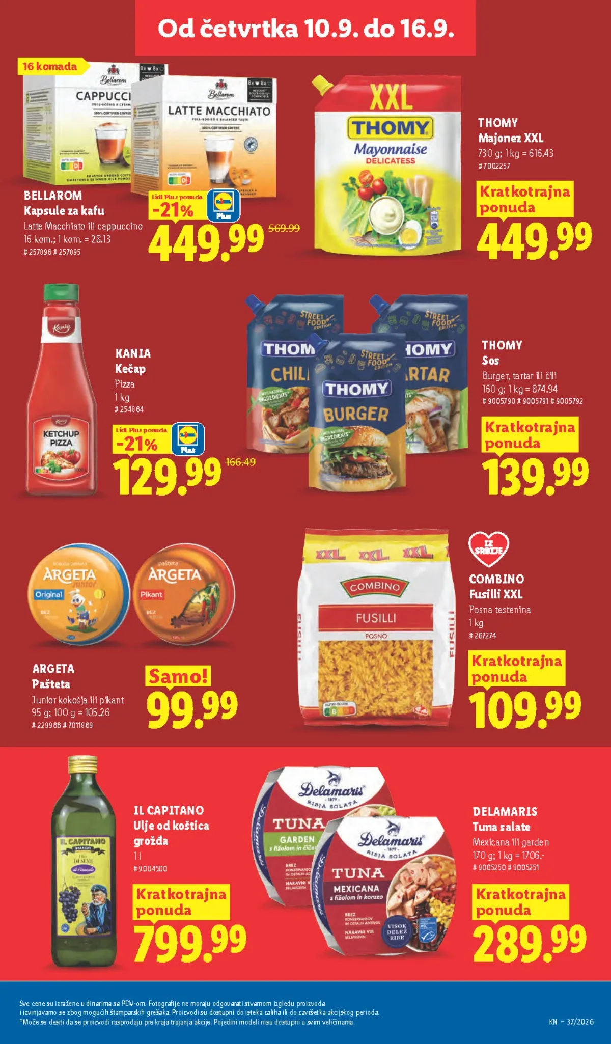 LIDL katalog od 10.09. do 16.09.2026. – strana 33 sa akcijskim cenama i ponudama
