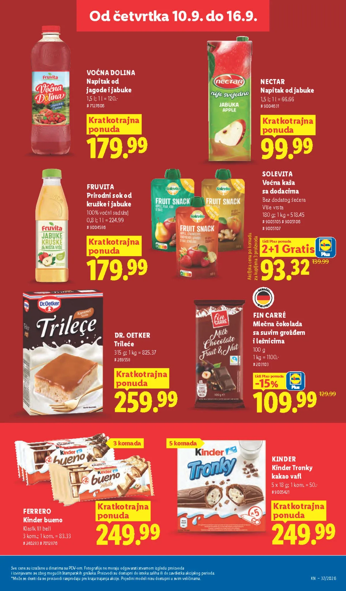 LIDL katalog od 10.09. do 16.09.2026. – strana 35 sa akcijskim cenama i ponudama