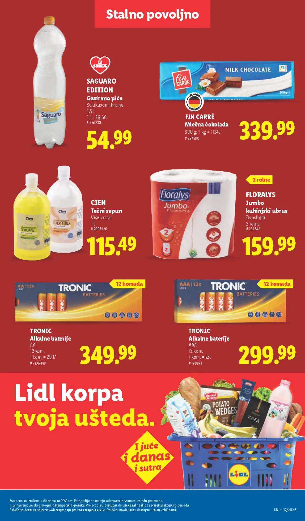 LIDL katalog od 10.09. do 16.09.2026. – strana 41 sa akcijskim cenama i ponudama