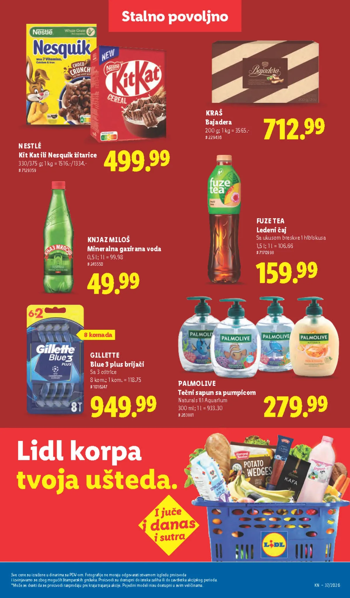 LIDL katalog od 10.09. do 16.09.2026. – strana 43 sa akcijskim cenama i ponudama