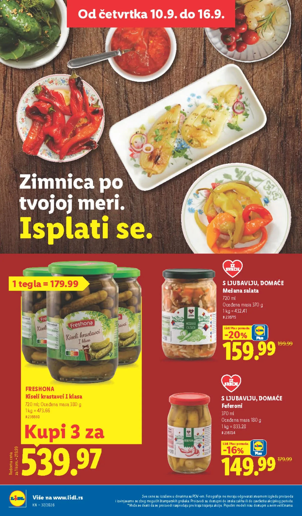 LIDL katalog od 10.09. do 16.09.2026. – strana 44 sa akcijskim cenama i ponudama