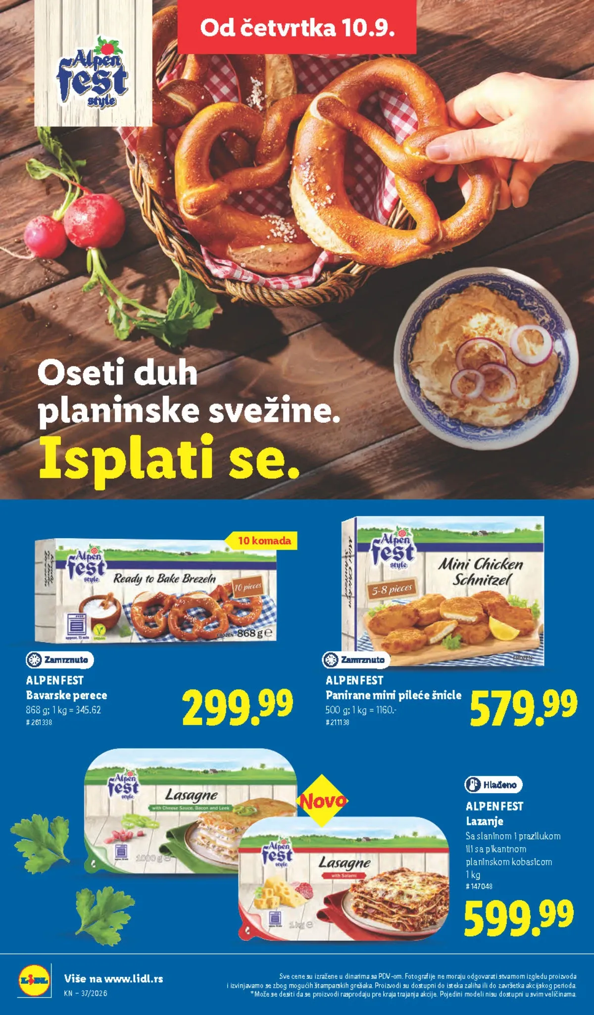 LIDL katalog od 10.09. do 16.09.2026. – strana 46 sa akcijskim cenama i ponudama