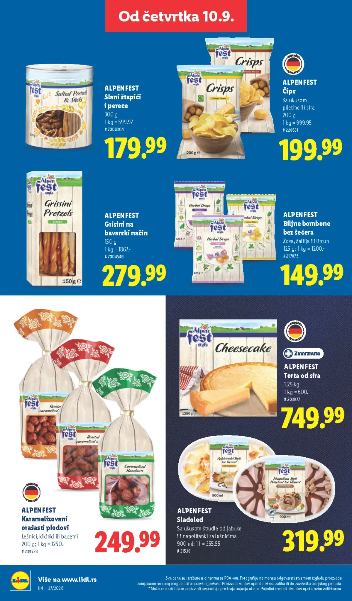 LIDL katalog od 10.09. do 16.09.2026. – strana 48 sa akcijskim cenama i ponudama