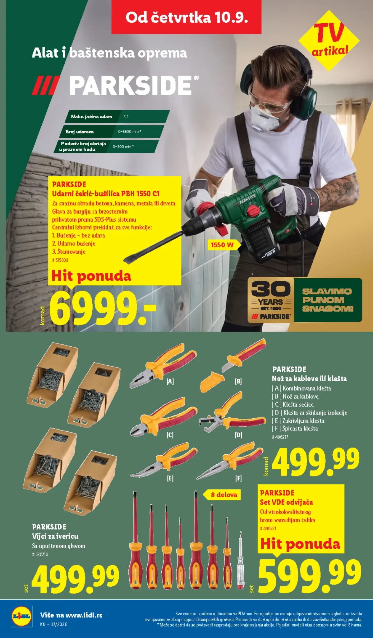 LIDL katalog od 10.09. do 16.09.2026. – strana 66 sa akcijskim cenama i ponudama