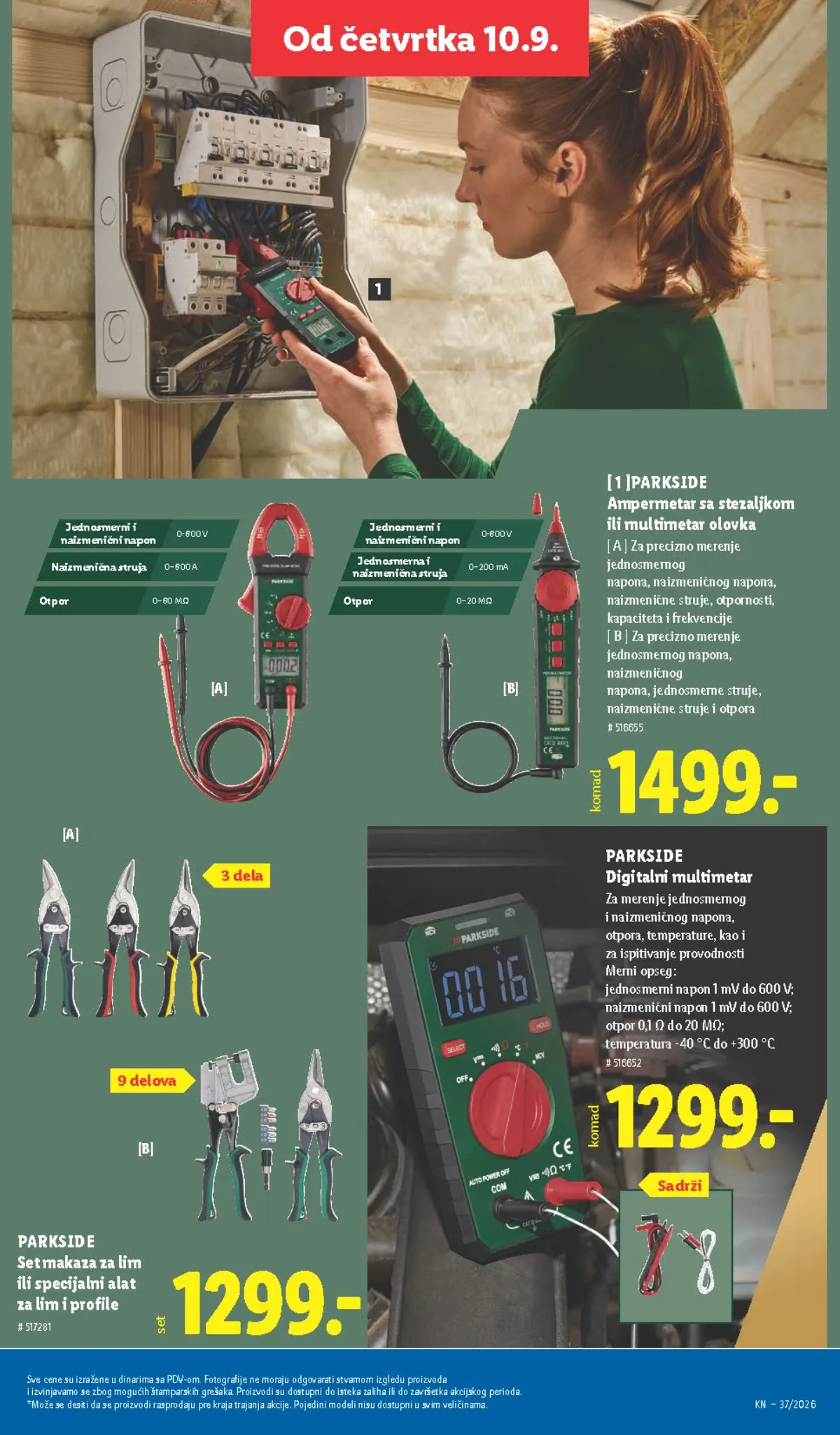 LIDL katalog od 10.09. do 16.09.2026. – strana 73 sa akcijskim cenama i ponudama