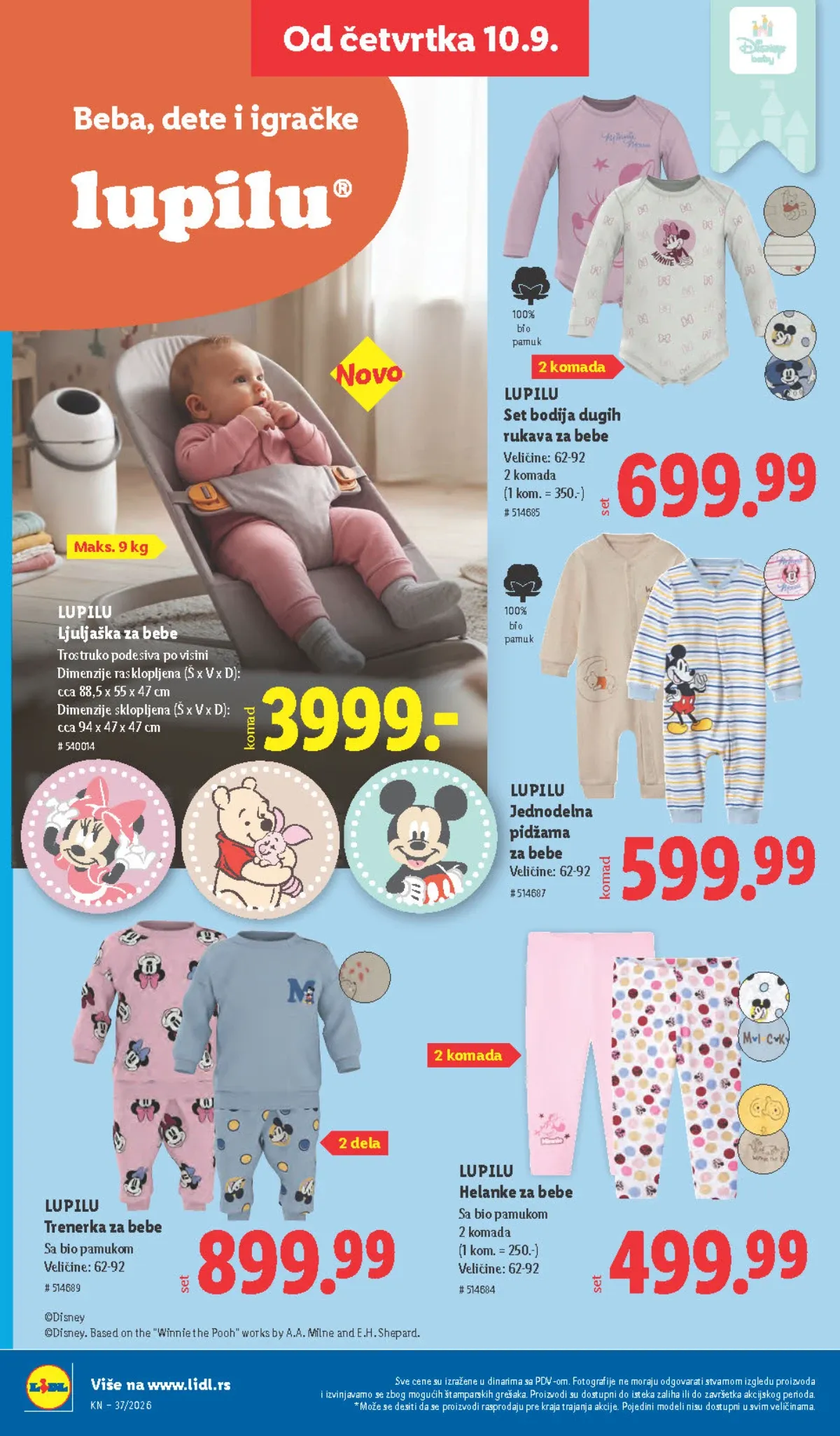 LIDL katalog od 10.09. do 16.09.2026. – strana 74 sa akcijskim cenama i ponudama