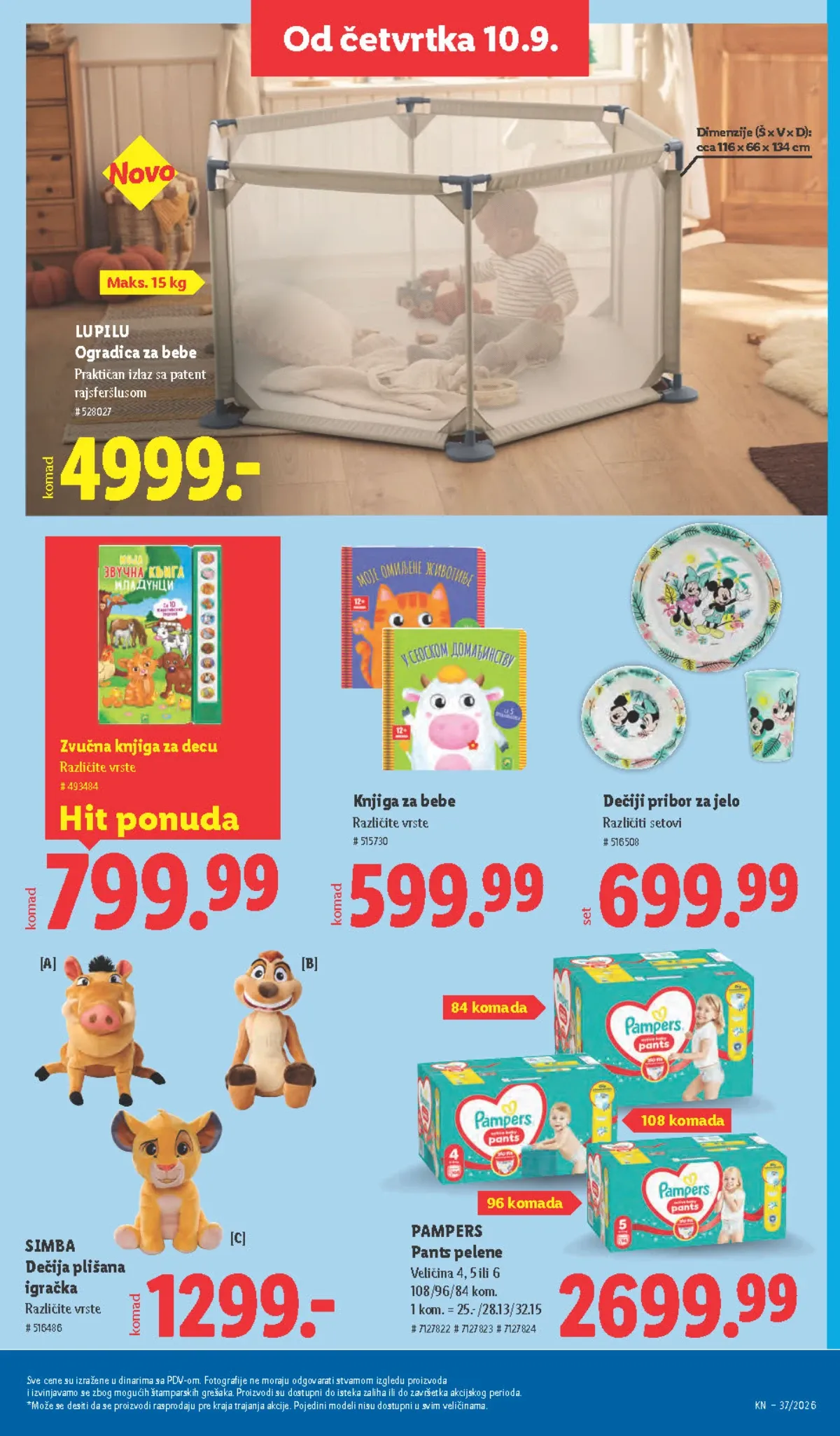 LIDL katalog od 10.09. do 16.09.2026. – strana 75 sa akcijskim cenama i ponudama
