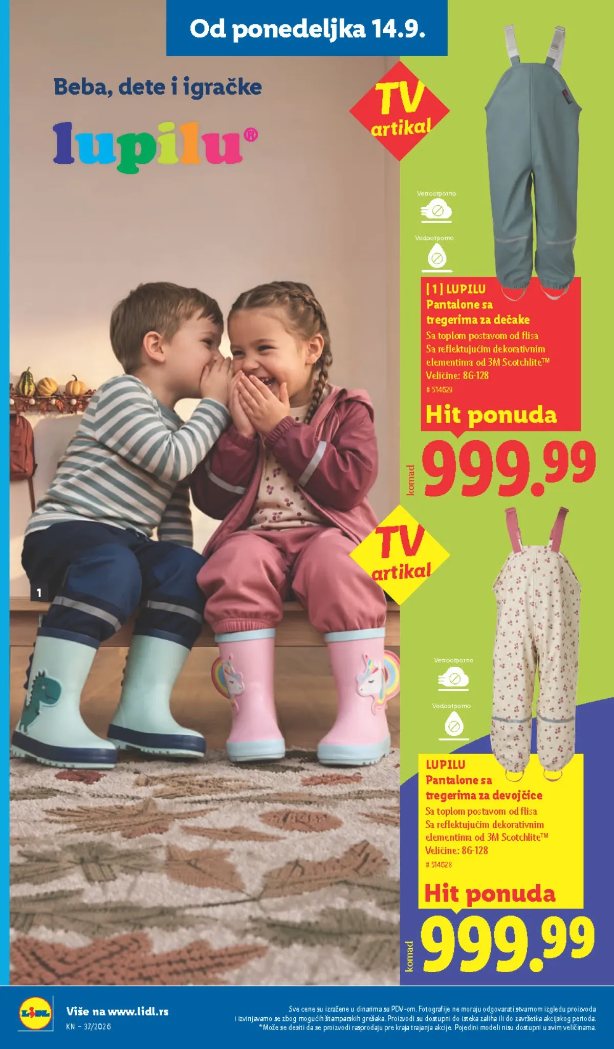 LIDL katalog od 10.09. do 16.09.2026. – strana 78 sa akcijskim cenama i ponudama
